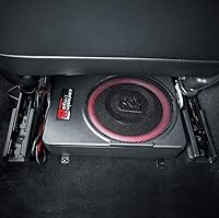 Vista 4 de Cerwin Vega VPAS10V2 10" 550W Max / 200W RMS Low Profile Active Powered Subwoofer with Built in Amplifier Module for Working with All Vehicles