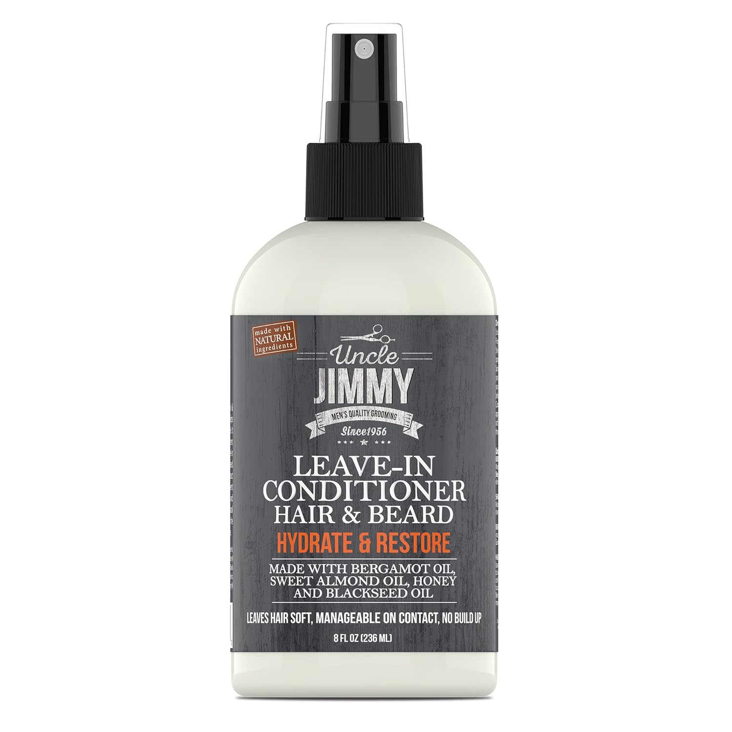 Uncle Jimmy Products Leave-In Conditioner for Healthy Beard Growth, Softening Hair, Hydrating Skin, and Eliminating Dandruff - 8 Fl Oz - Image 7