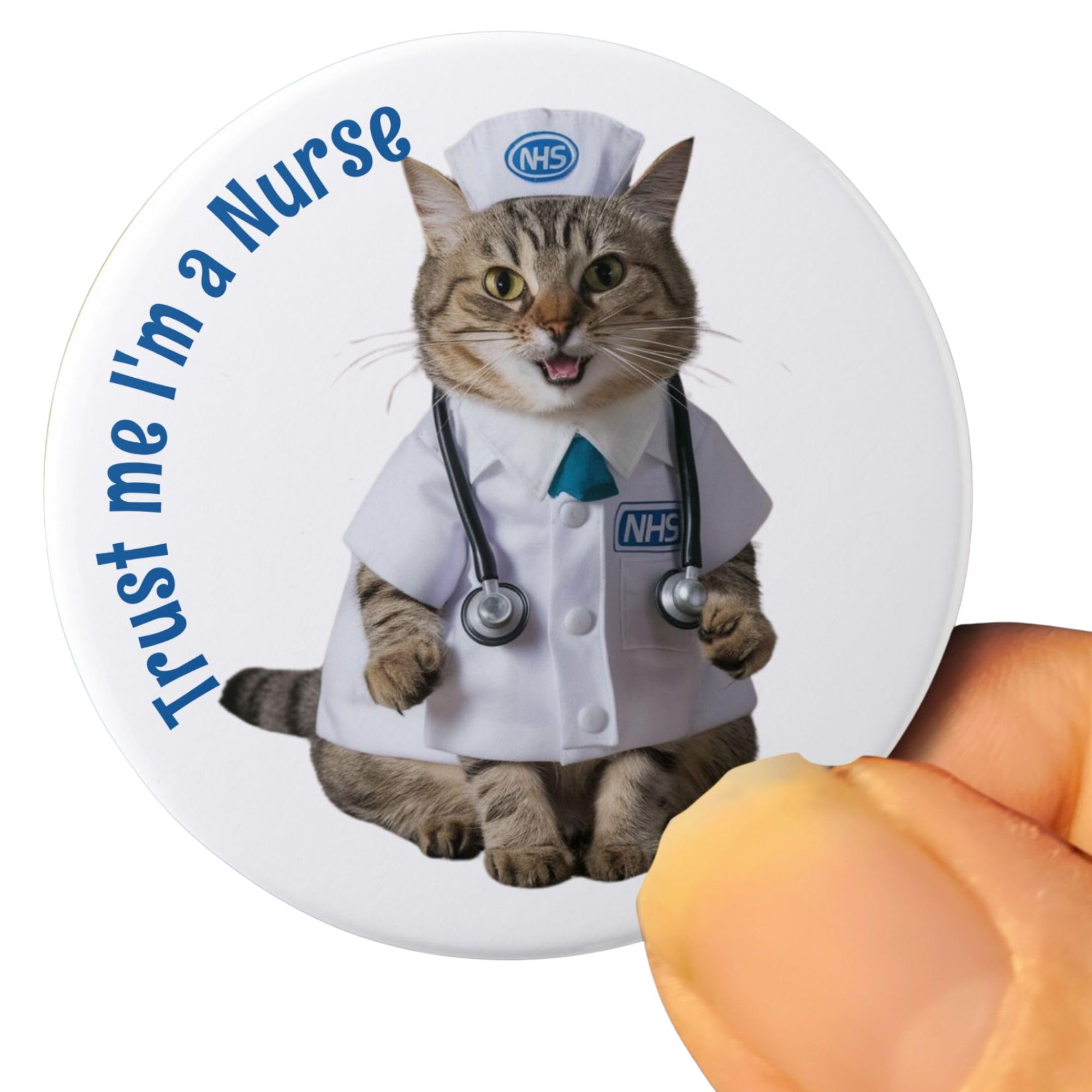 Trust me I'm a Nurse pin badge