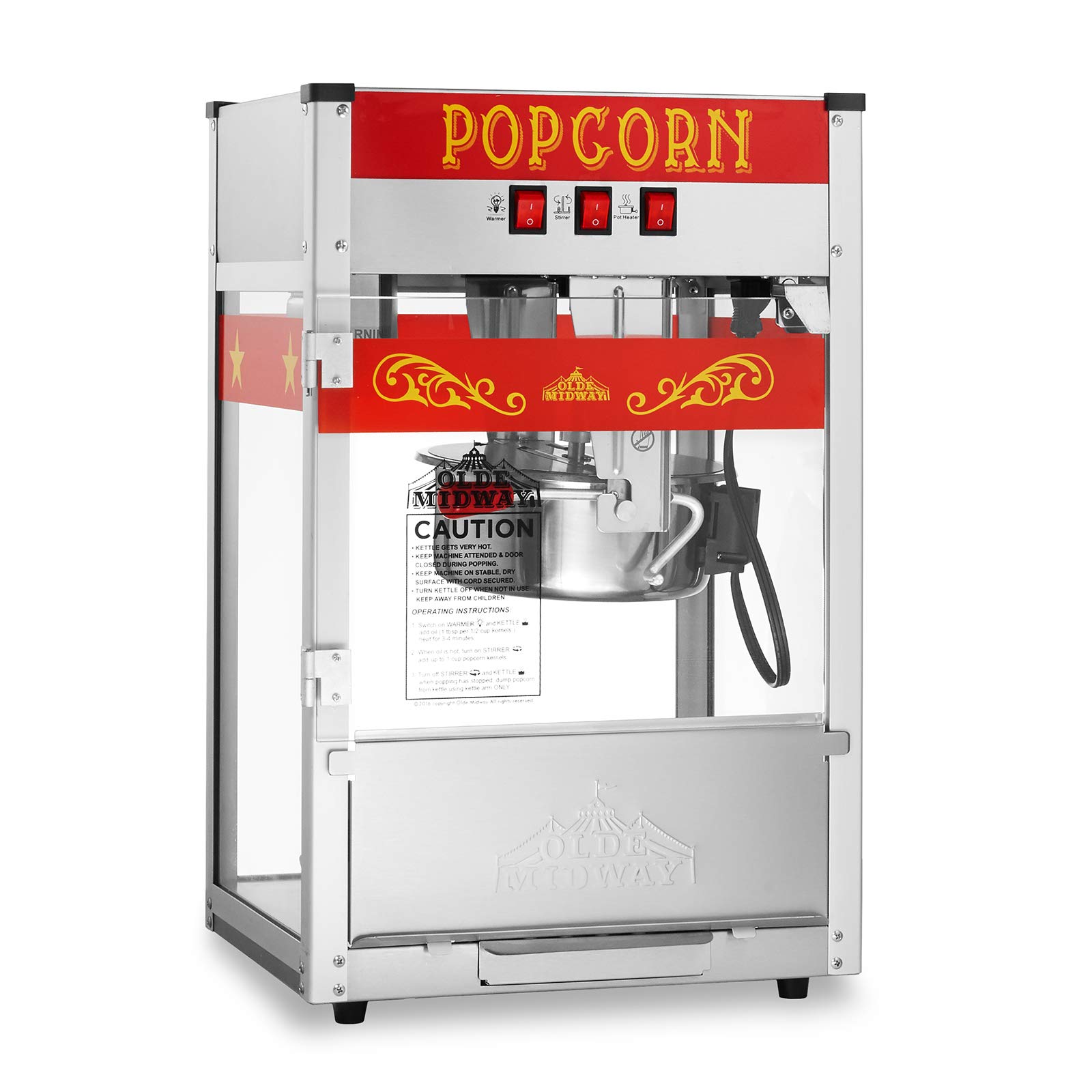 Olde Midway POP-8-SS-RED