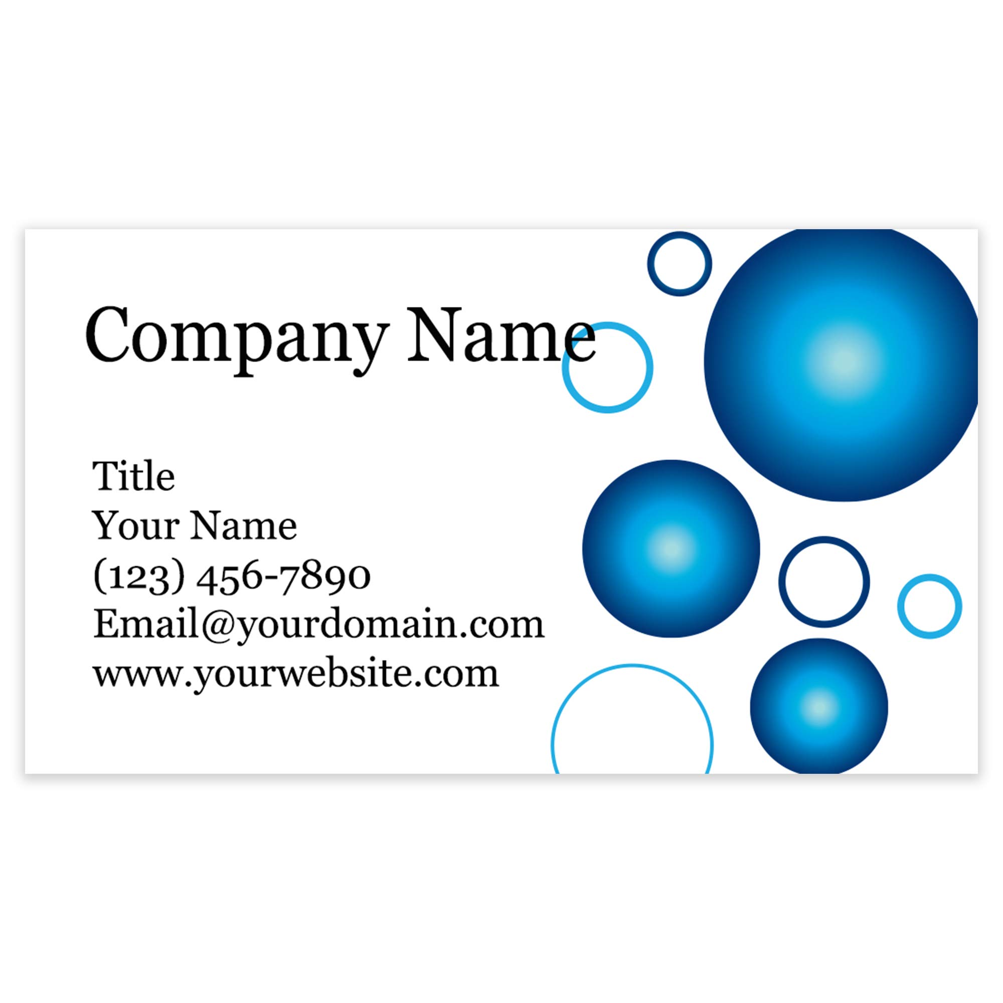 Premium Personalized Business Cards 3.5" x 2" - 100 Cards - 14Pt, Recycled, 28PT Business Cards - All Business Designs - 40+ Designs - 100% Made in