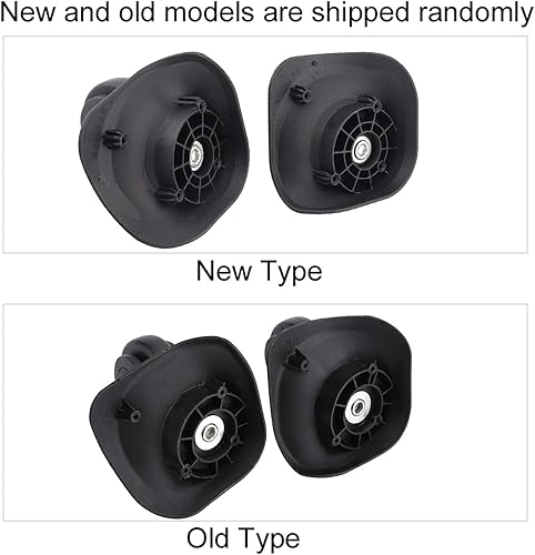 Miniatura 9 de Watris Veiyi 2 piezas de repuesto de ruedas de equipaje, ruedas de maleta izquierda y derecha, pieza de repuesto para rueda de equipaje para maleta