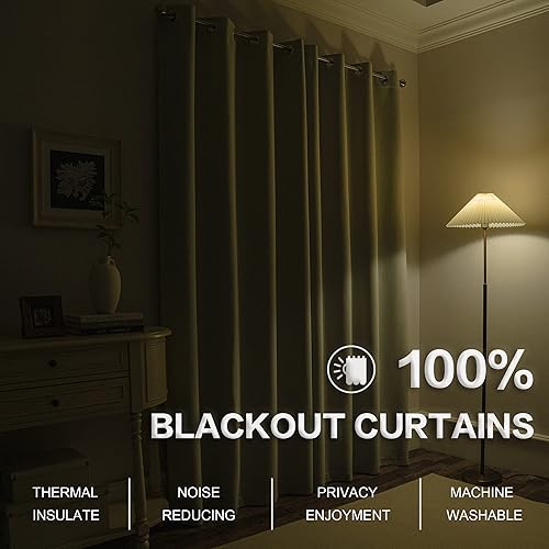 Miniatura 3 de Cortinas opacas 100% de lino texturizado de arpillera blanca para dormitorio, 63 pulgadas de largo, ahorro de energía, aislamiento térmico, cortinas