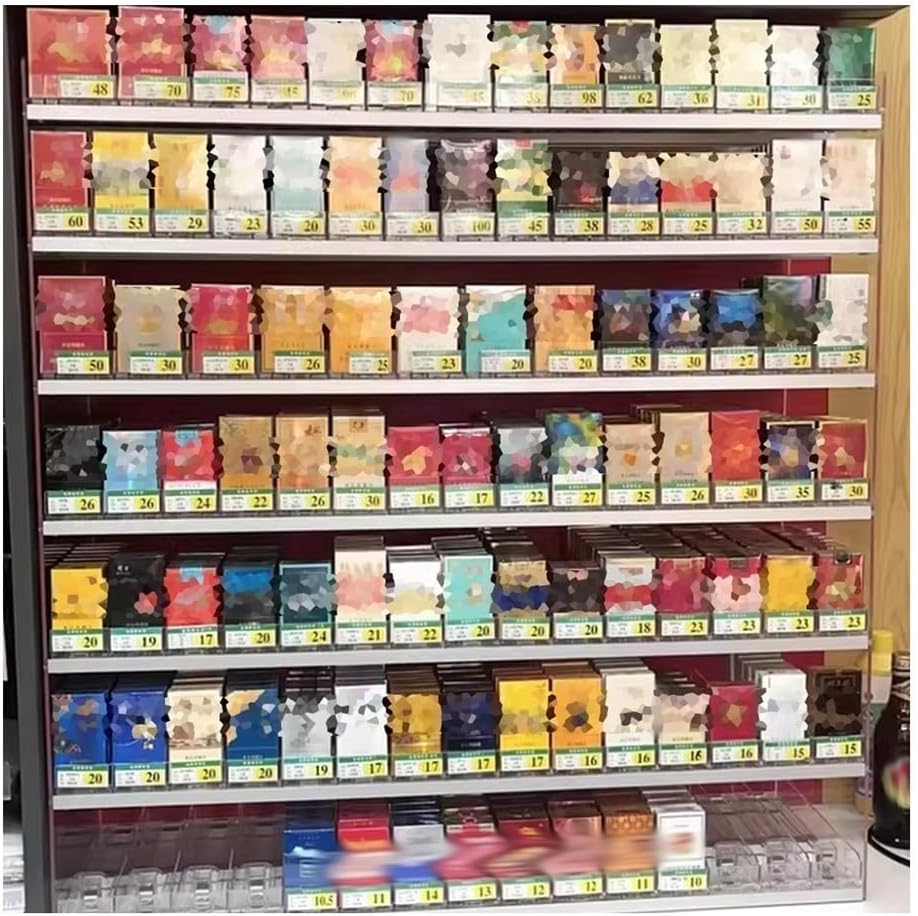 Rygcrud Store Display Shelves, Wall Mounted Cigarette Rack, Auto Cigarette Pusher Showcases, Cigarette Display Holders for Retails, Supermarkets Convenience Stores(68.5x29x35.1 cm)