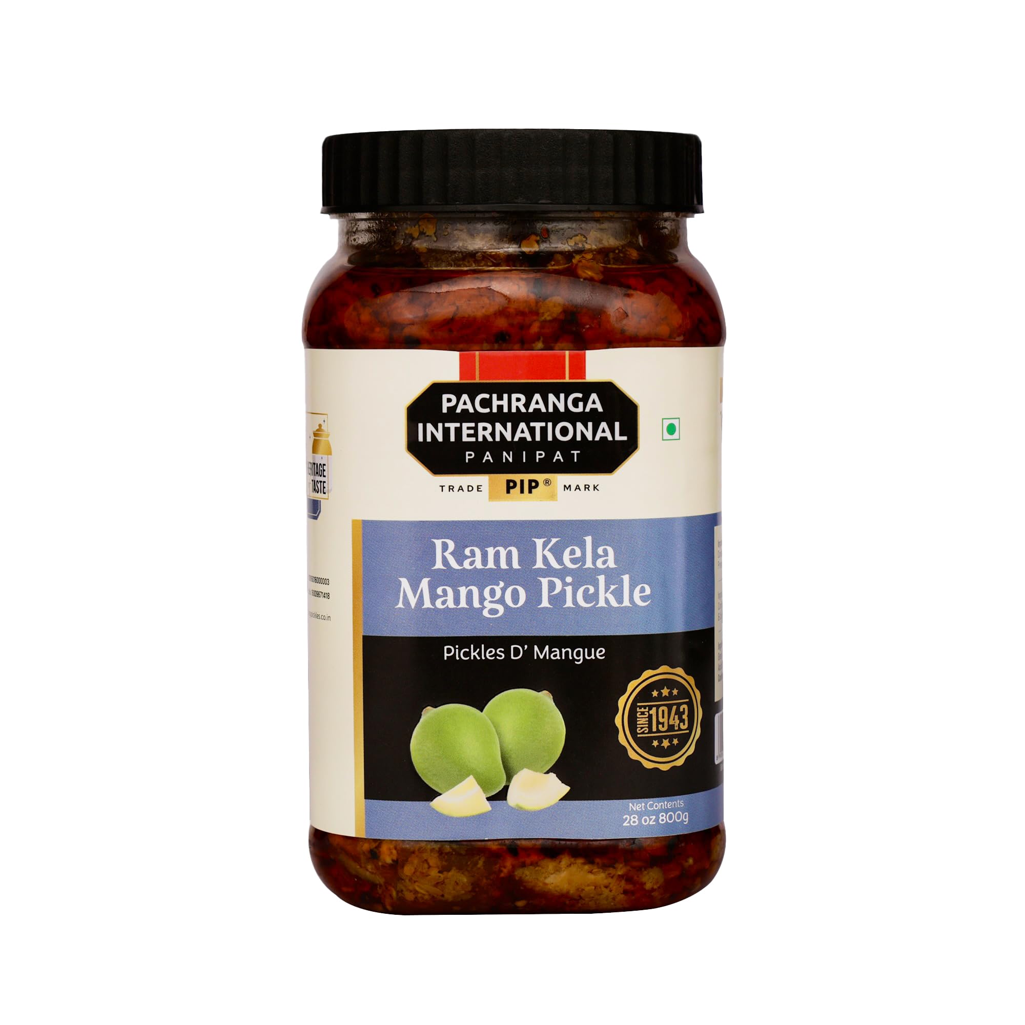 Pachrangas Ram Kela Mango Pickle: 800gm | Pachranga International Inc.| Ram Kela Aam ka Achaar | Tangy, Savoury & Crunchy | Traditional Recipe | Organically Sourced (B0DBDNLW2C) Amazon Price History, Amazon Price Tracker