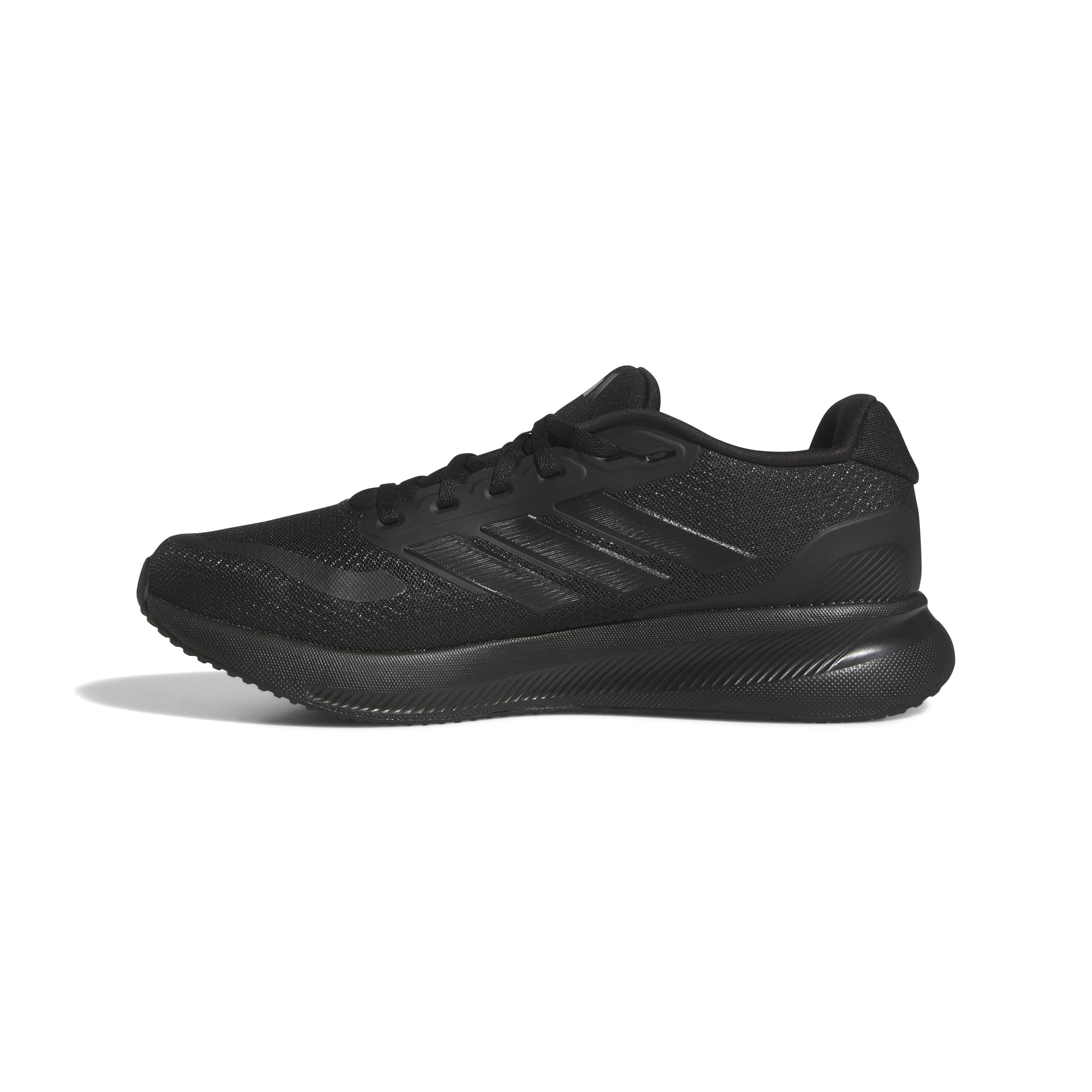 adidas Herren Runfalcon 5 Wide Running Shoes, CoreBlack/CoreBlack/FTWWHT, 41 1/3 EU