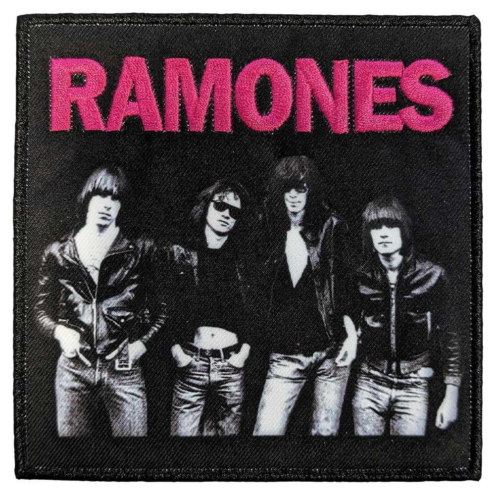 Amazon.com: Ramones Band Photo Woven Patch Size Accessory