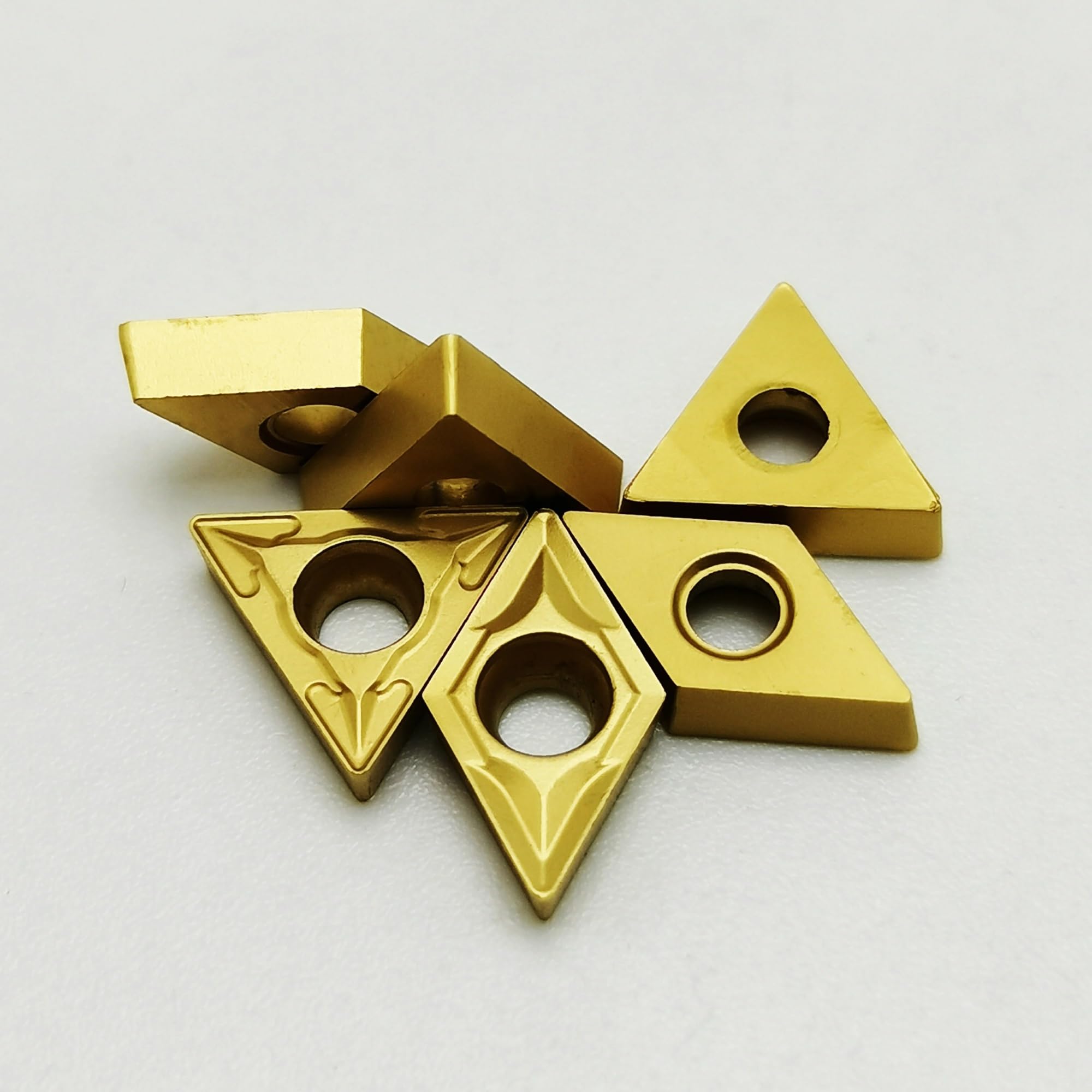10 PZ Inserto In Metallo Duro Per Tornitura Utensile Per Tornio CNC Per DCMT0702 TCMT1102 Utensili Per Tornio(TCMT110204 KT735)
