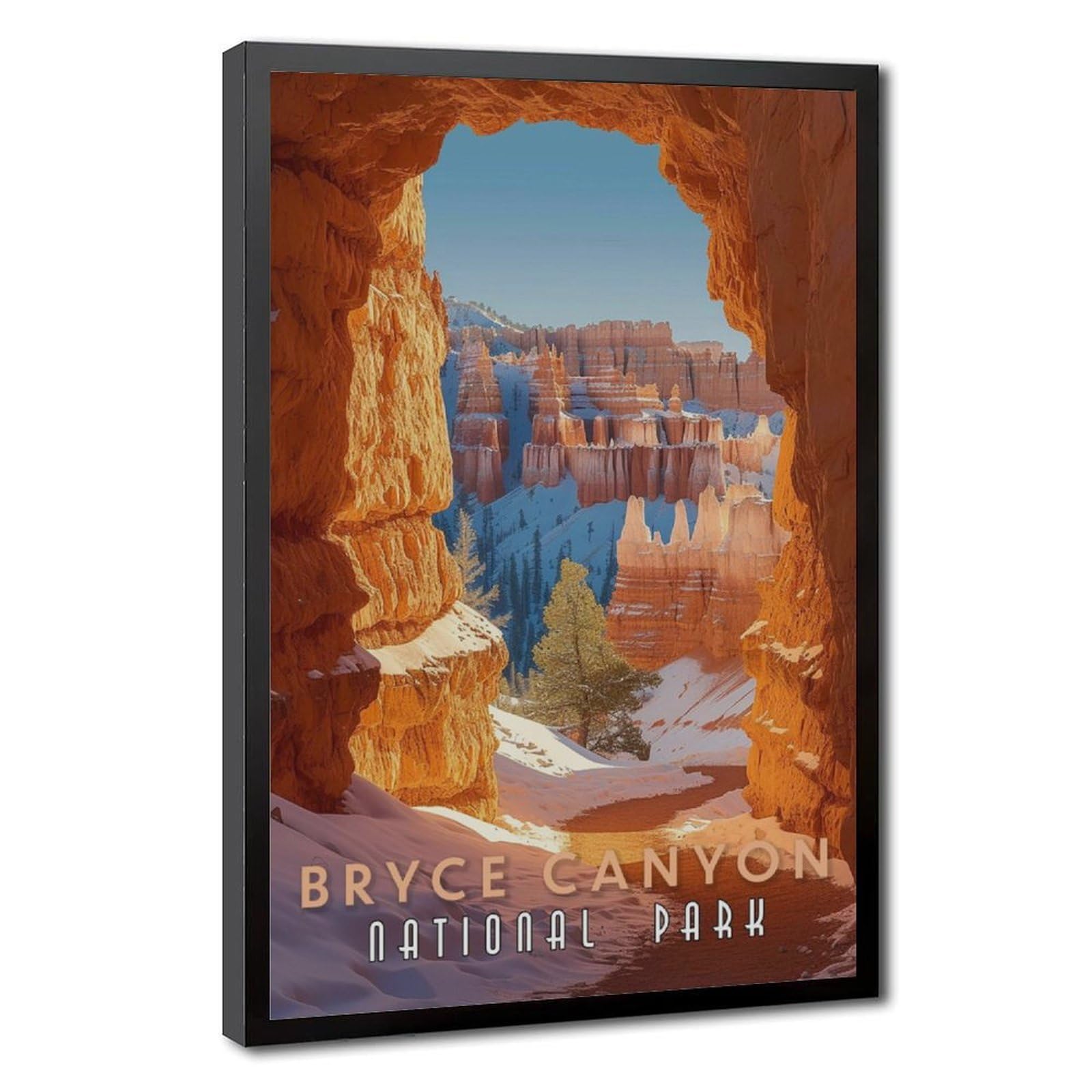 Bareronor Bryce Canyon Canvas Poster for Bedroom Decor Gift