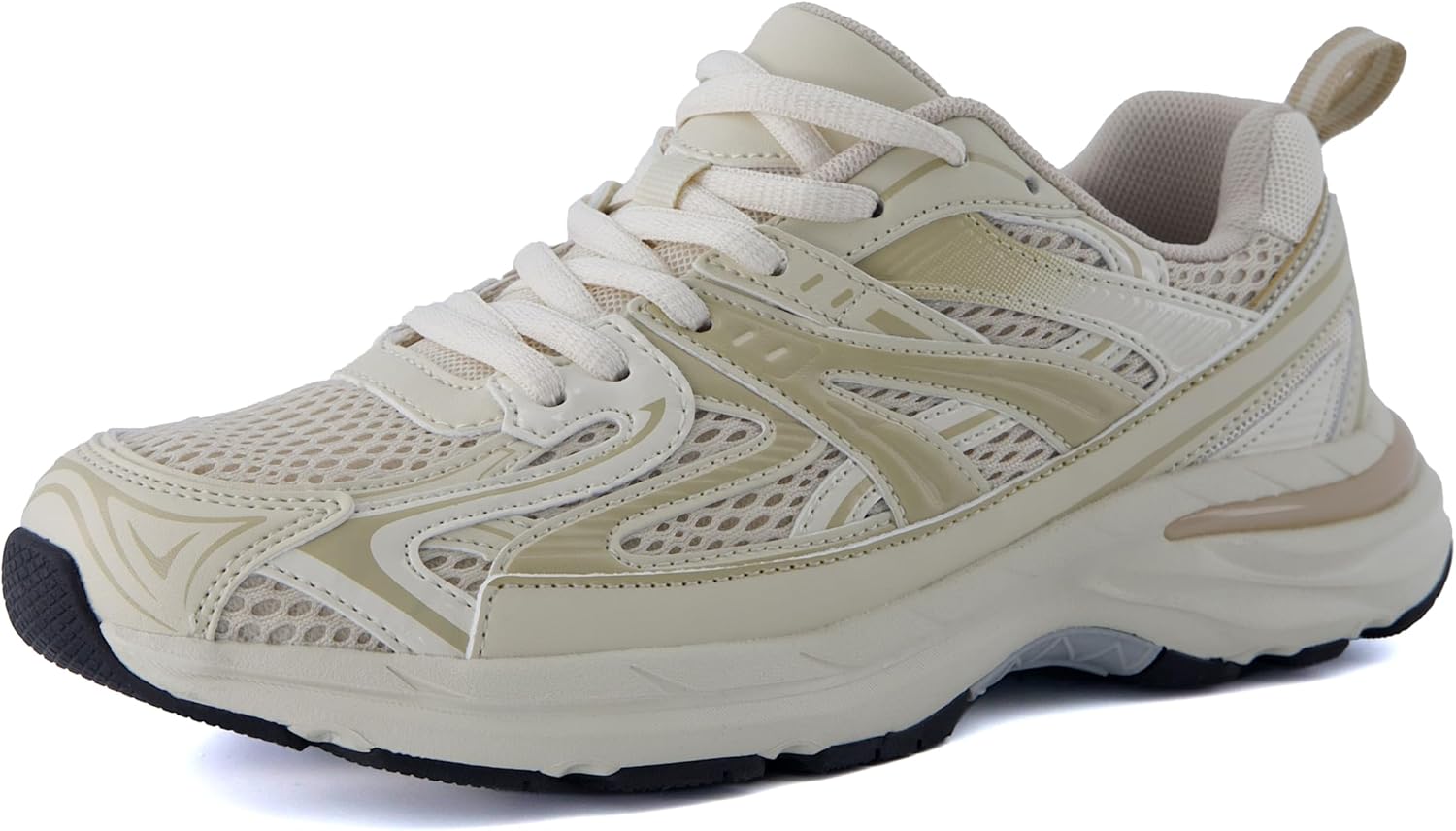 CUSHIONAIRE Sonic Casual Womens Walking Sneakers, Comfortable Lace-Up Chunky Tennis Shoes for Women with Memory Foam - Image 9