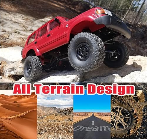 Miniatura 3 de RC Rock Crawler 4x4 RC Truck WPL C54 1/16 RC Crawler RTR Camión de control remoto todoterreno 2.4G todo terreno con dirección proporcional motor