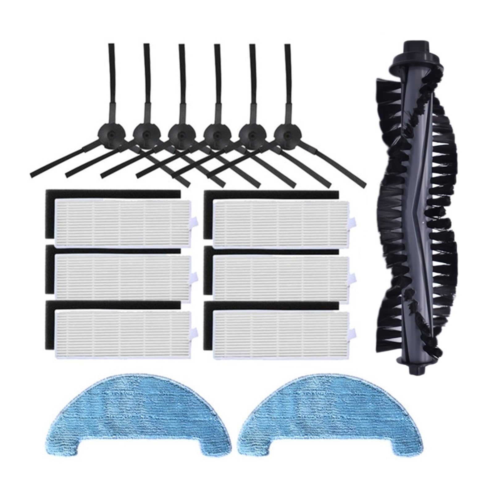 WYYAHUIGMO Robot Side Brush Filter Mop Cloths Rags For X420 Vacuum Cleaner Spare Parts Brushes Cleaning Cloth