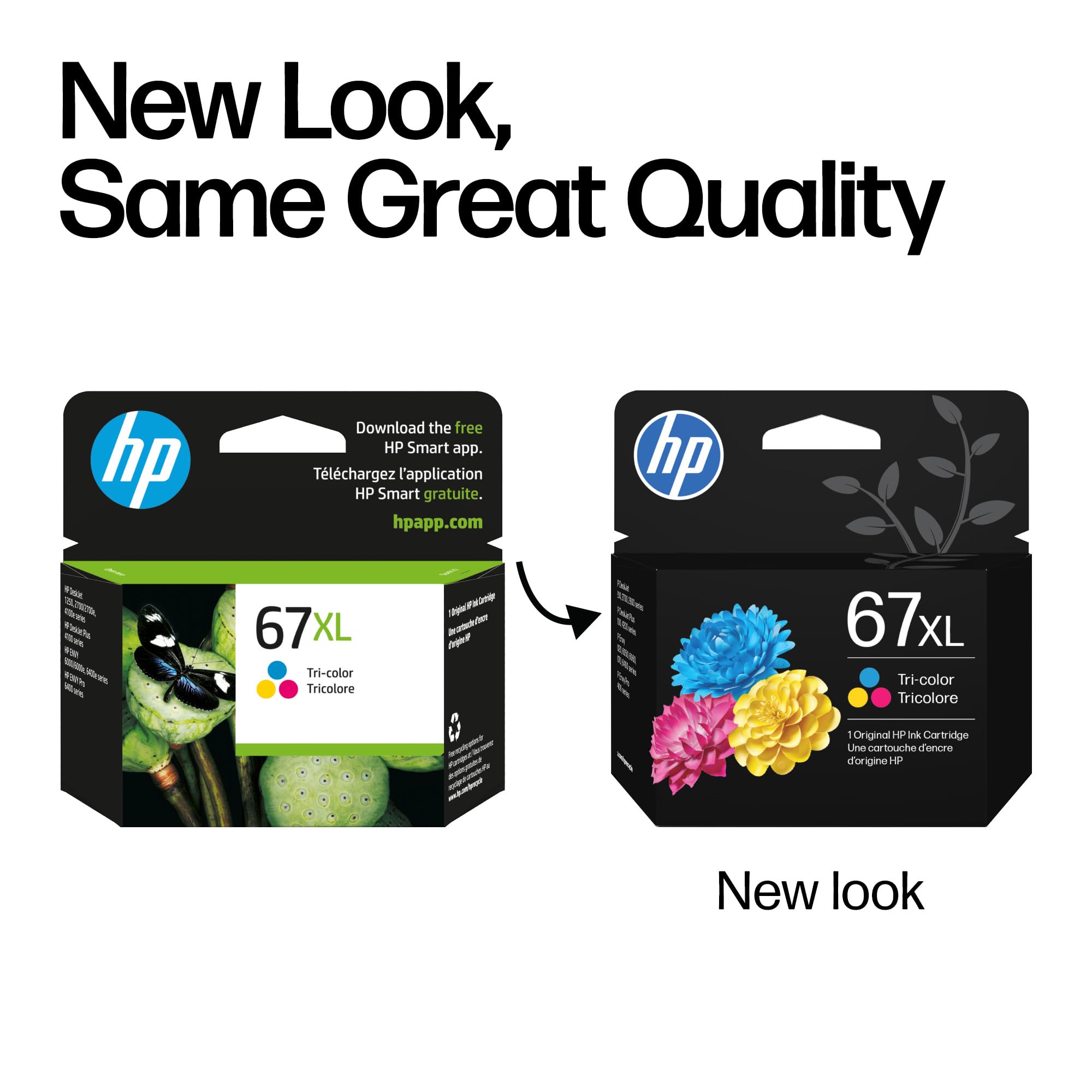 HP 67XL Tri-Color High-Yield Ink Cartridge Works with DeskJet 1255 2700 4100 Series Envy 6000 6400 Series Eligible — view 4