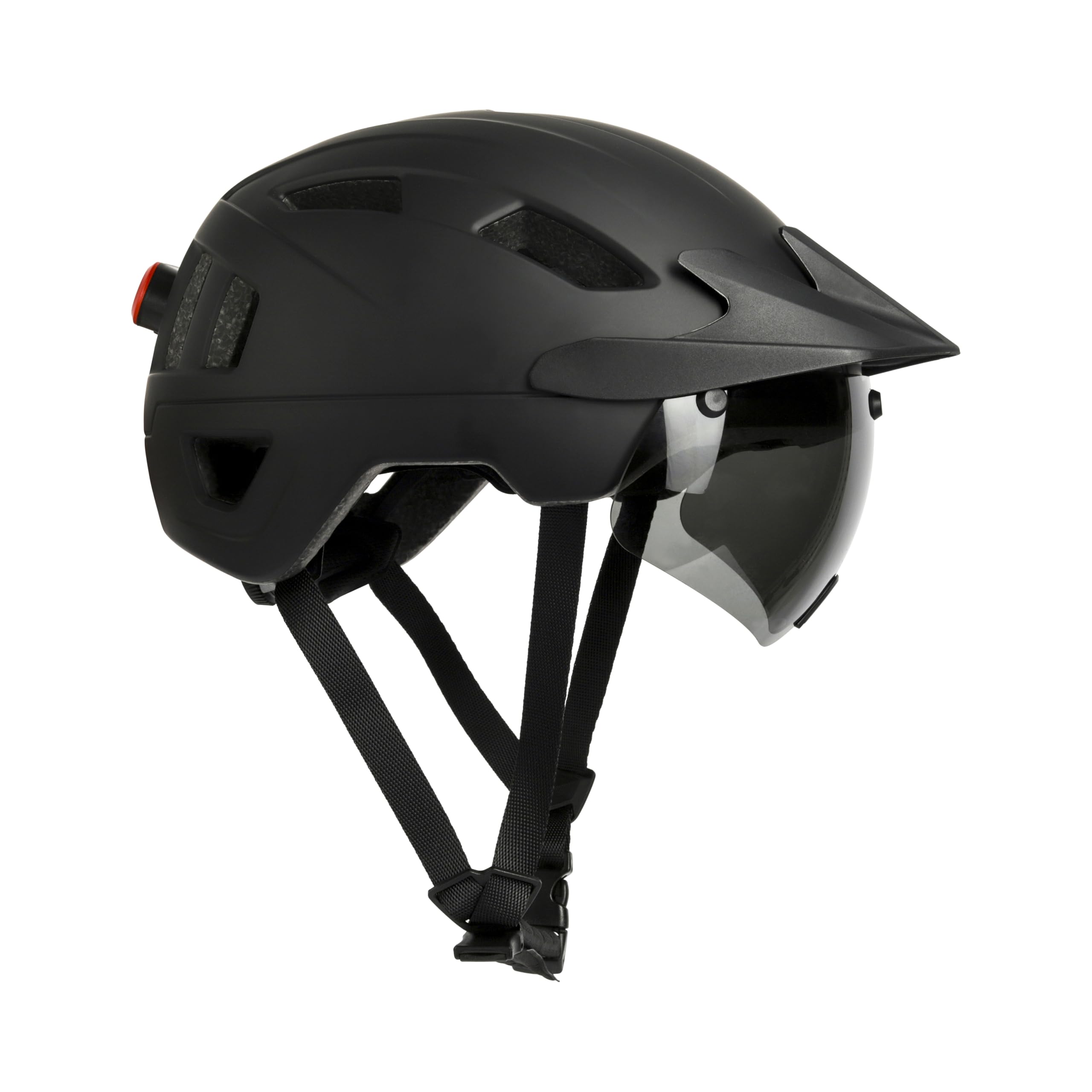R2B Speed Pedelec Helm mit LED Beleuchtung, Abnehmbares Visier, NTA Certified, Fahrradhelm Damen & Herren, leichter Schnorchelhelm, s Pedelec Helm