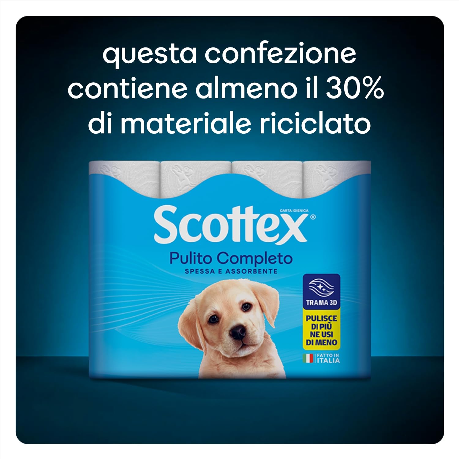 Scottex Toilettenpapier, sauber, platzsparend, 64 Rollen