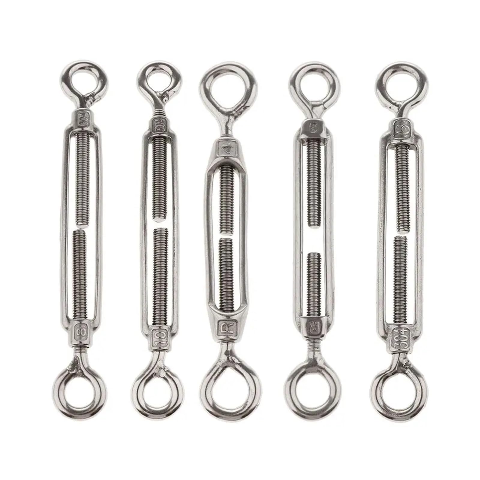 Vite for sartiame tenditore for fune metallica da 10 pezzi in acciaio inossidabile per Recinzioni e Supportos Piantes(M5)