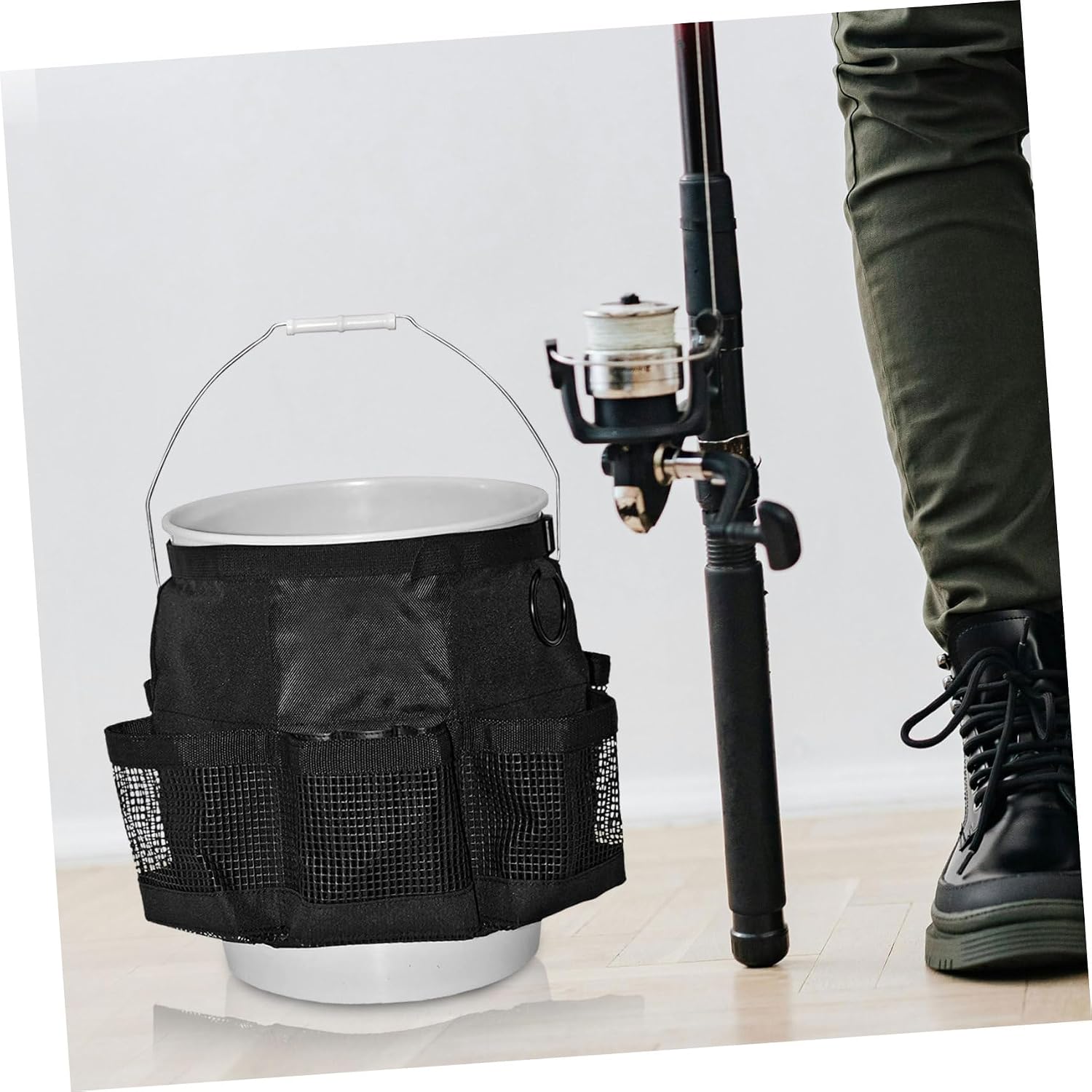 ULTECHNOVO Car Wash Bucket Storage Bag Organizer Tool for Bucket Wash Tool Pouch Outdoor Activity Bag