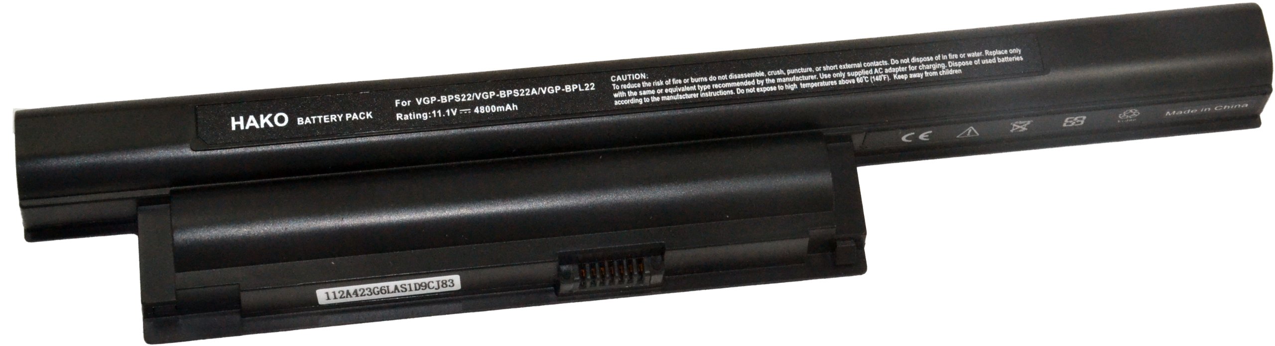 Hako for Sony Vaio VGP-BPS22 Black 6 Cell Laptop Battery (B00JIS60ZE) Amazon Price History, Amazon Price Tracker
