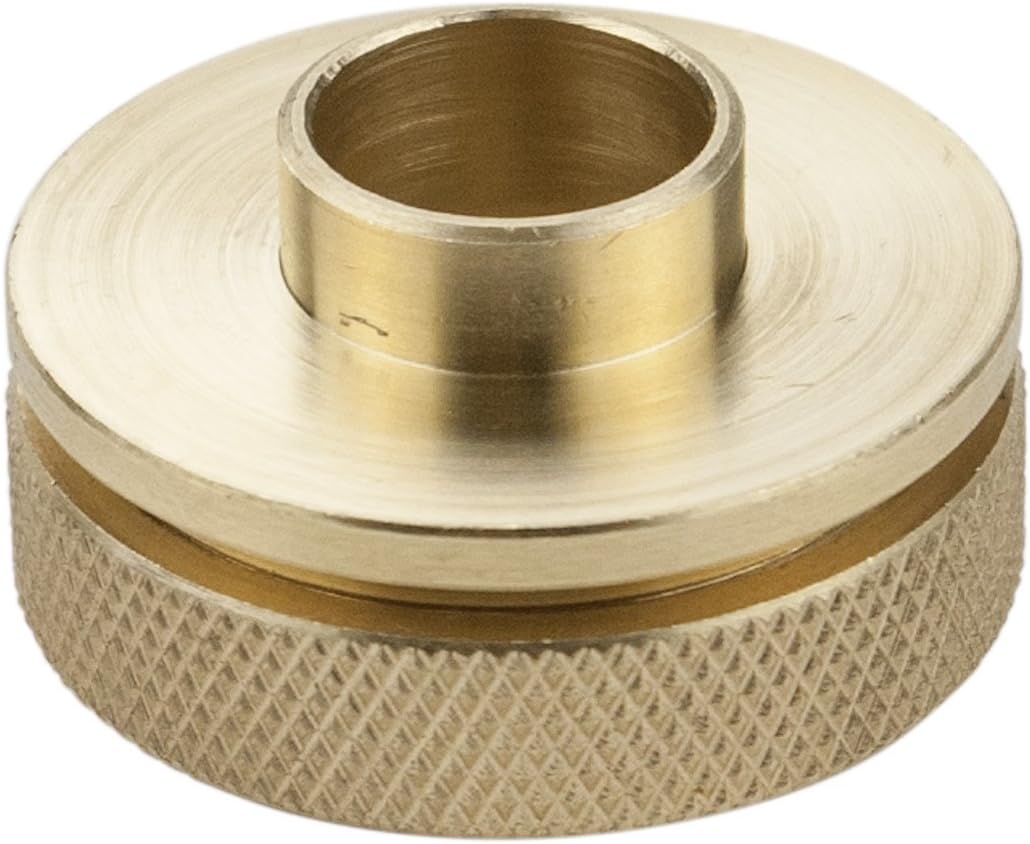 POWERTEC 5/8" Solid Brass Short Shank Router Template Guide