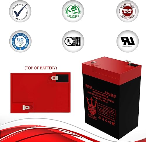 Miniatura 5 de Neptune 6V 5Ah NT-650 Batería recargable de plomo ácido sellada SLA (paquete de 1)