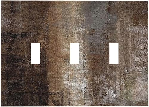 Miniatura 221 de Cubierta de Interruptor de Luz de Palanca de 1 Gang con Estampado de Bosque de Pinos Rústico Campestre, Cabaña Lodge Granero Bosque Forestal de