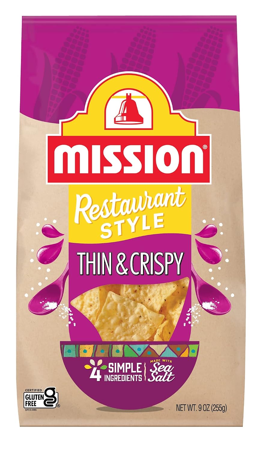 Mission Thin & Crispy Tortilla Chips, 9 Oz