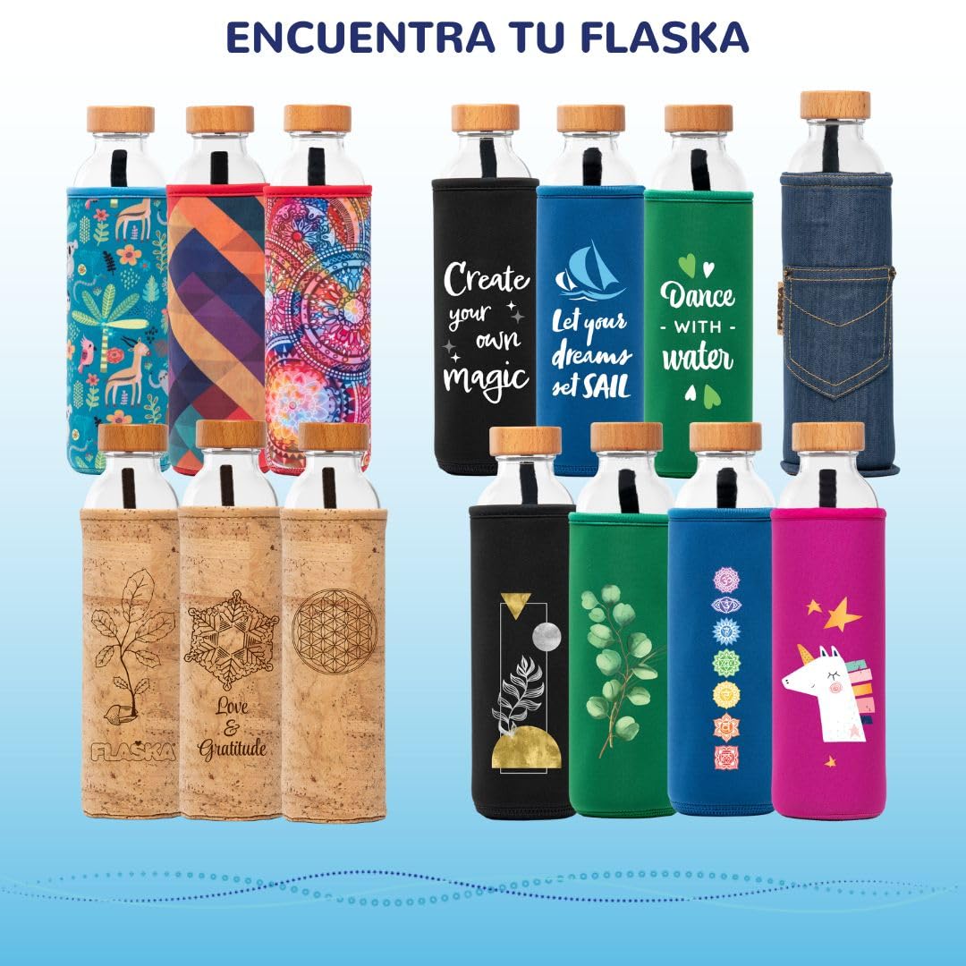 FLASKA Gourde revitalisante - Chakras - 750ml