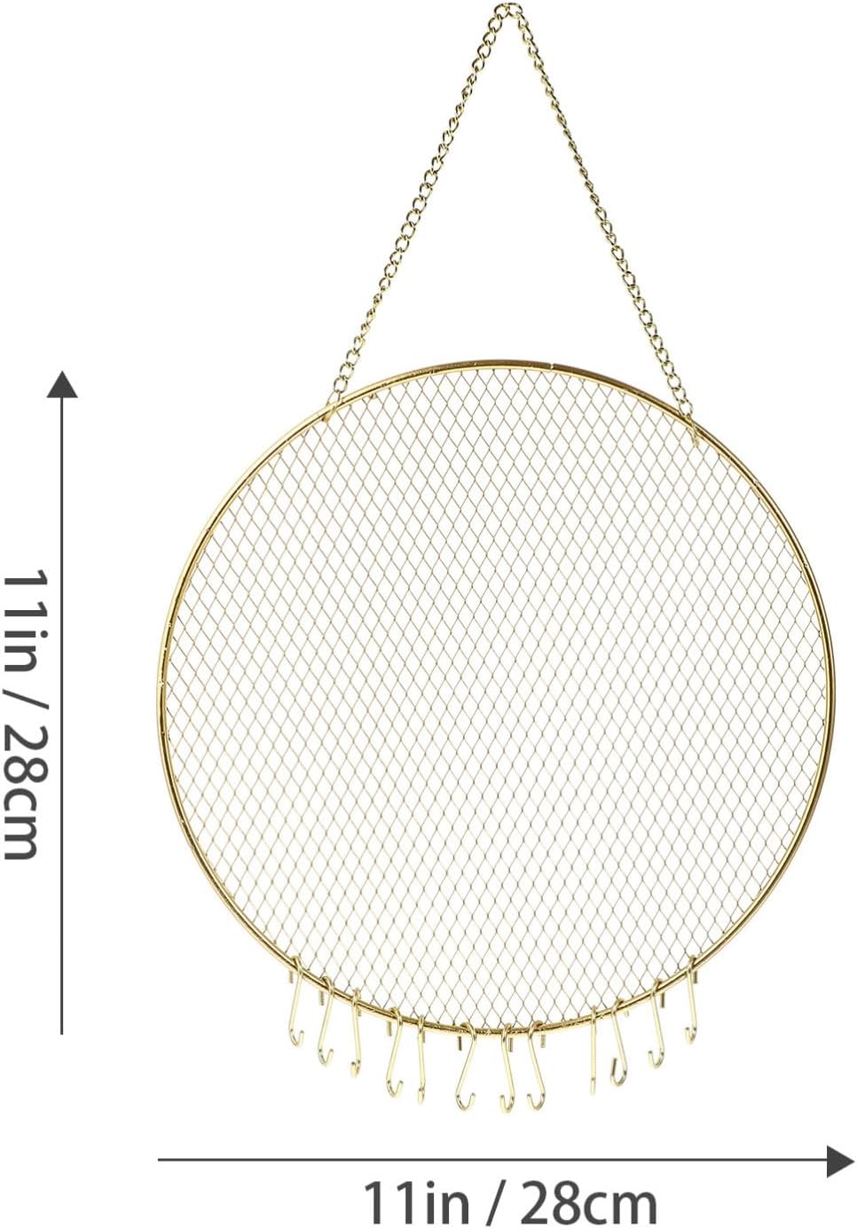 KICHOUSE Mesh Jewelry Hanger Iron Wall Mounted Earring Display Xmas image 2
