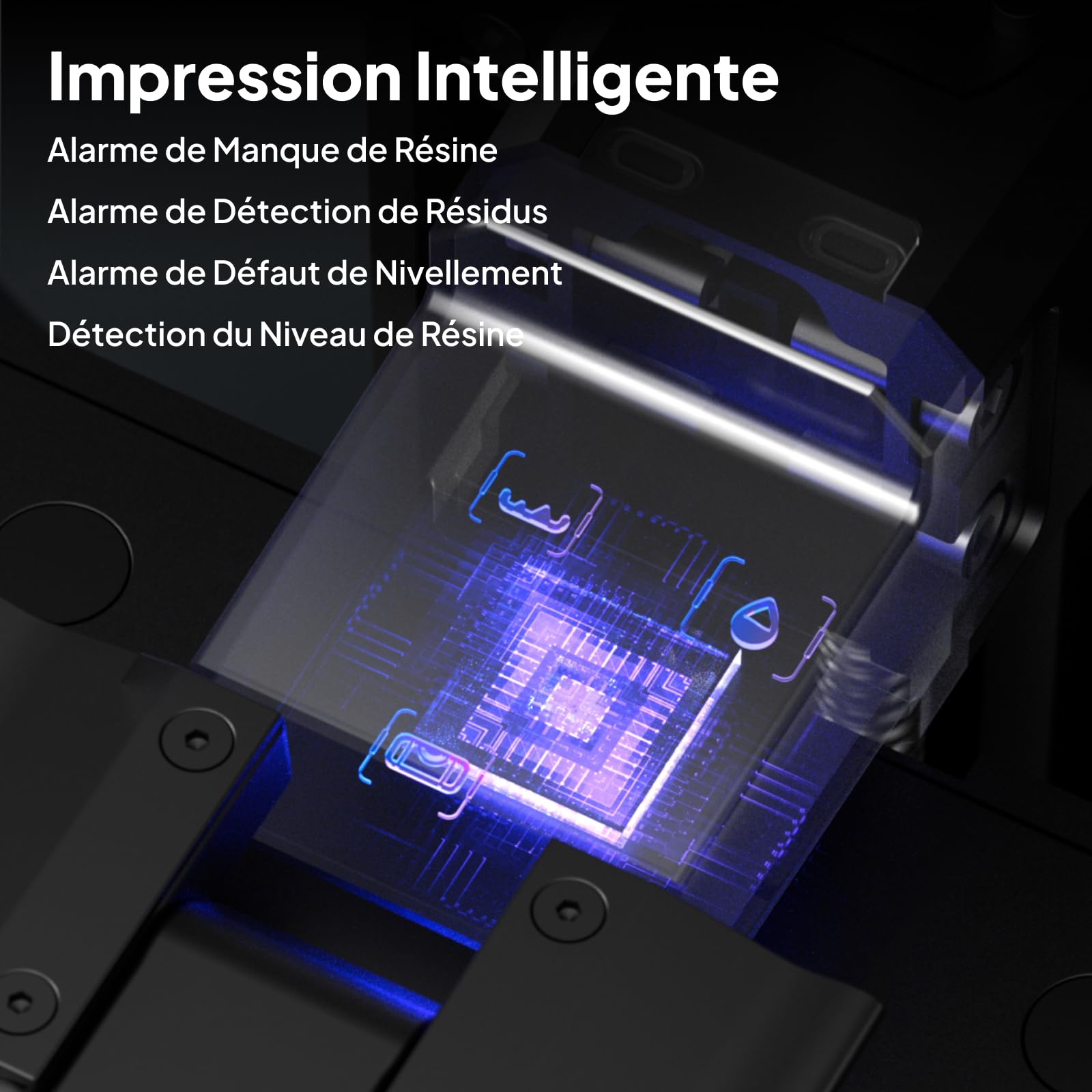 ELEGOO Saturn 4 Ultra 16K Imprimante 3D Résine avec Couvercle Rabattable, Chauffage Intelligent du Réservoir à 30 °C, Haute Vitesse 150 mm/h, Grand Format d'impression de 211,68 × 118,37 × 220 mm³