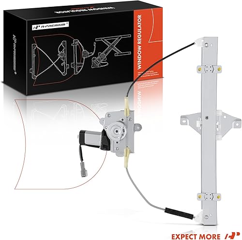 Miniatura 9 de A-Premium Elevalunas eléctrico con motor compatible con Pontiac G3 Chevrolet Aveo 2007-2011 lado trasero del conductor