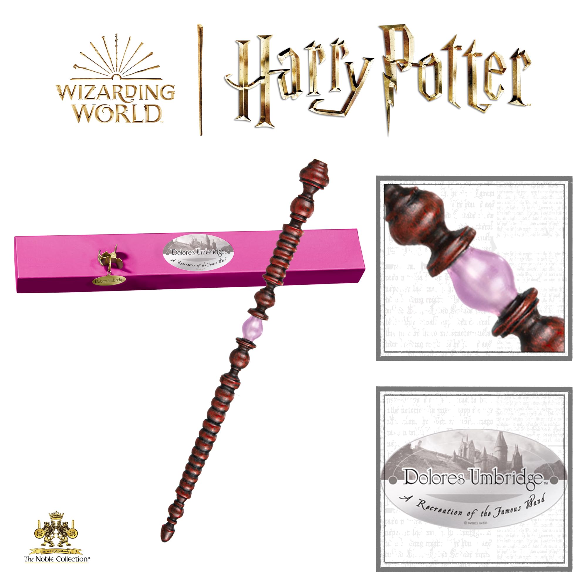 The Noble Collection Harry Potter: Dolores Umbridge Character Wand