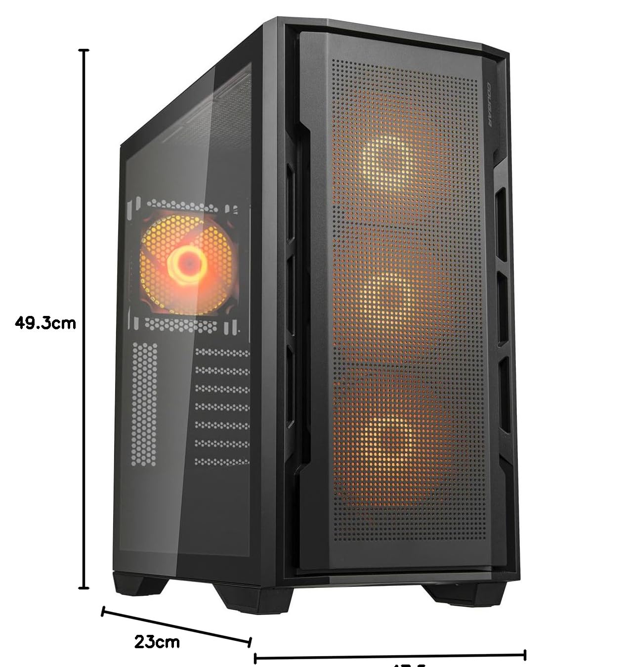 COUGAR Caja MIDITORRE UNIFACE RGB Black