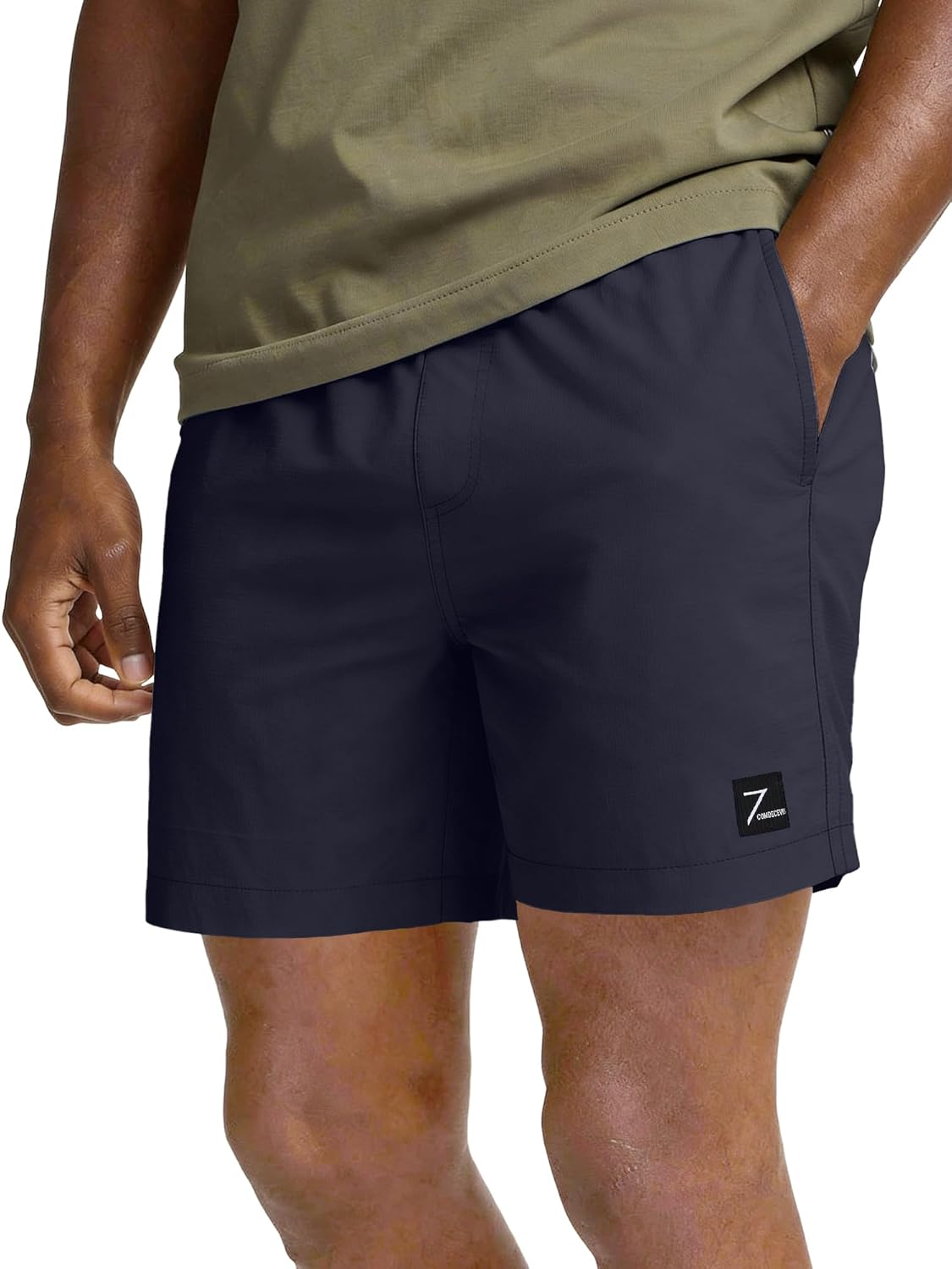 Comdecevis Mens Athletic Shorts 7 Inch Lightweight Quick Dry Stretch Casual Gym Running Shorts
