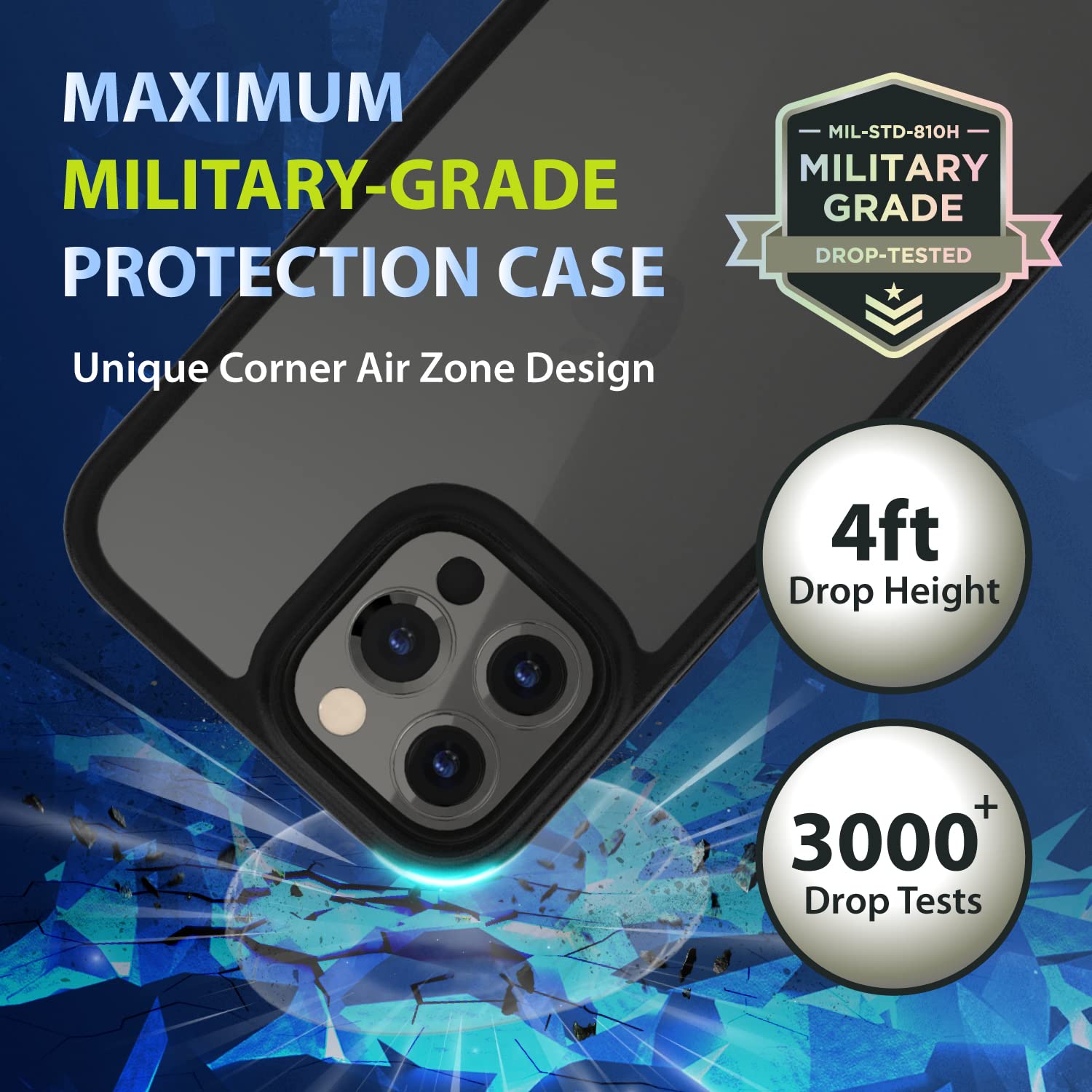 Amazon.co.jp: SWITCHEASY 耐衝撃 iPhone 13 Proケース - AERO Plus 超