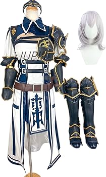 Amazon.co.jp: VTuber 白銀ノエル ウィッグ、靴付き コスプレ衣装 風