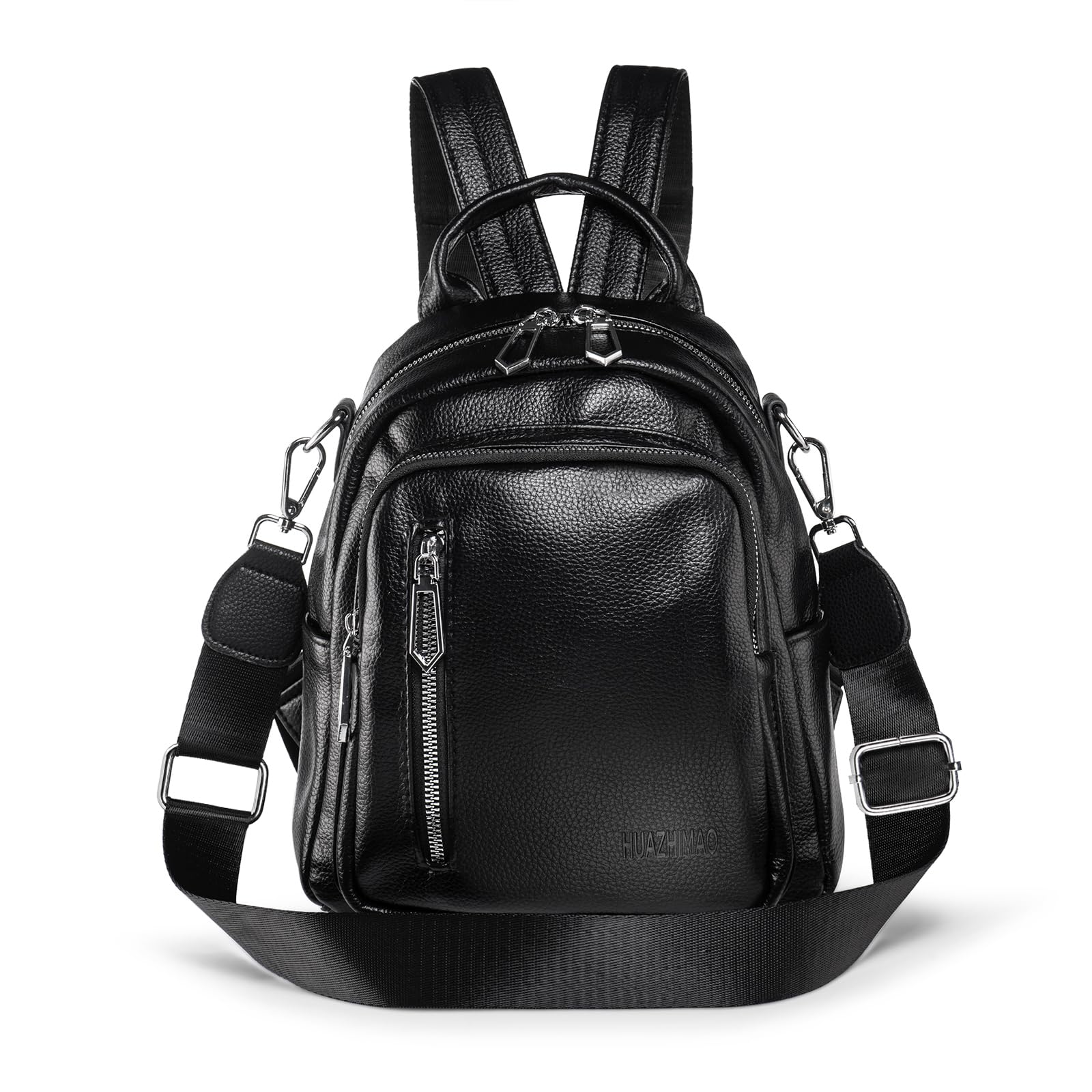 Mochila pequeña para mujer, mini mochilas de piel sintética para mujer, versátil, 3 en 1, bolso de mano de moda, mochilas de viaje