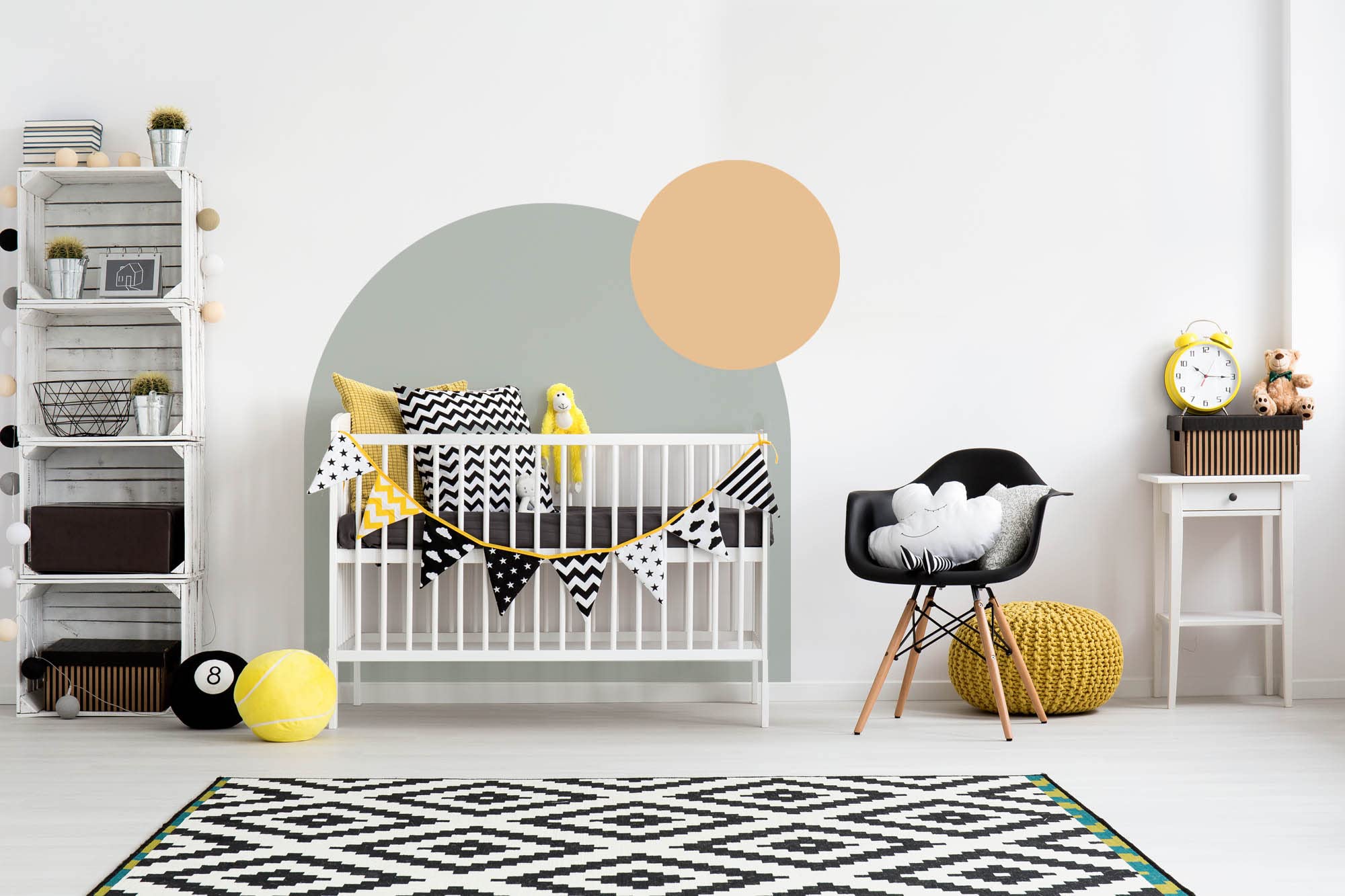 Stencil KIT - Arch - Bauhaus (Boho) Style Home Decoratingl Stencils - Abstract Shapes Wall Painting - Various Sizes (ARC-70, Arch ONLY)