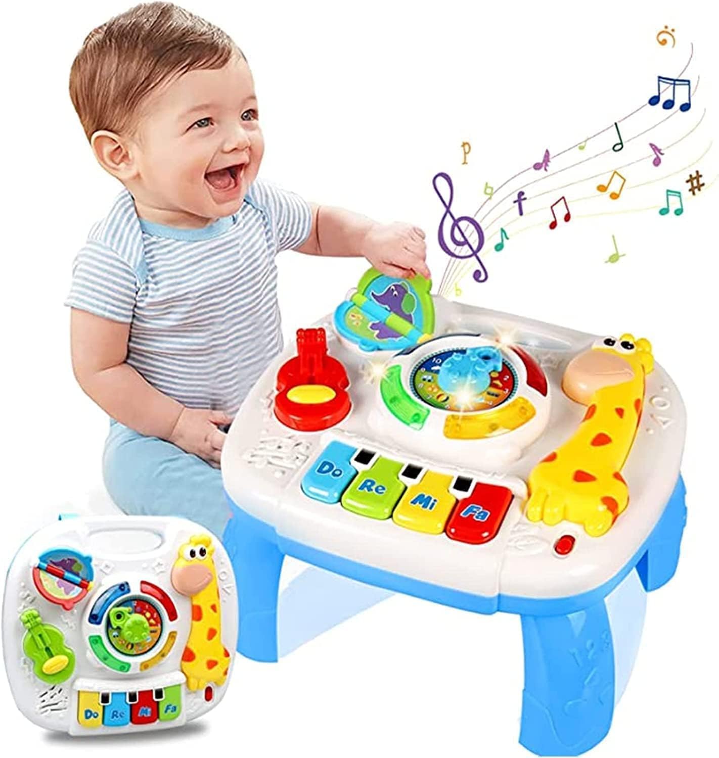 TEC TAVAKKAL Baby Toys 6 to 12 Months, Musical Learning Table Baby Toys for 1 2 3 Year Old Boys Girls Early Education Activity Centre Baby Toys 12-18 Months Kids Toddler Birthday Gifts (B0DGTYS1K6) Amazon Price History, Amazon Price Tracker
