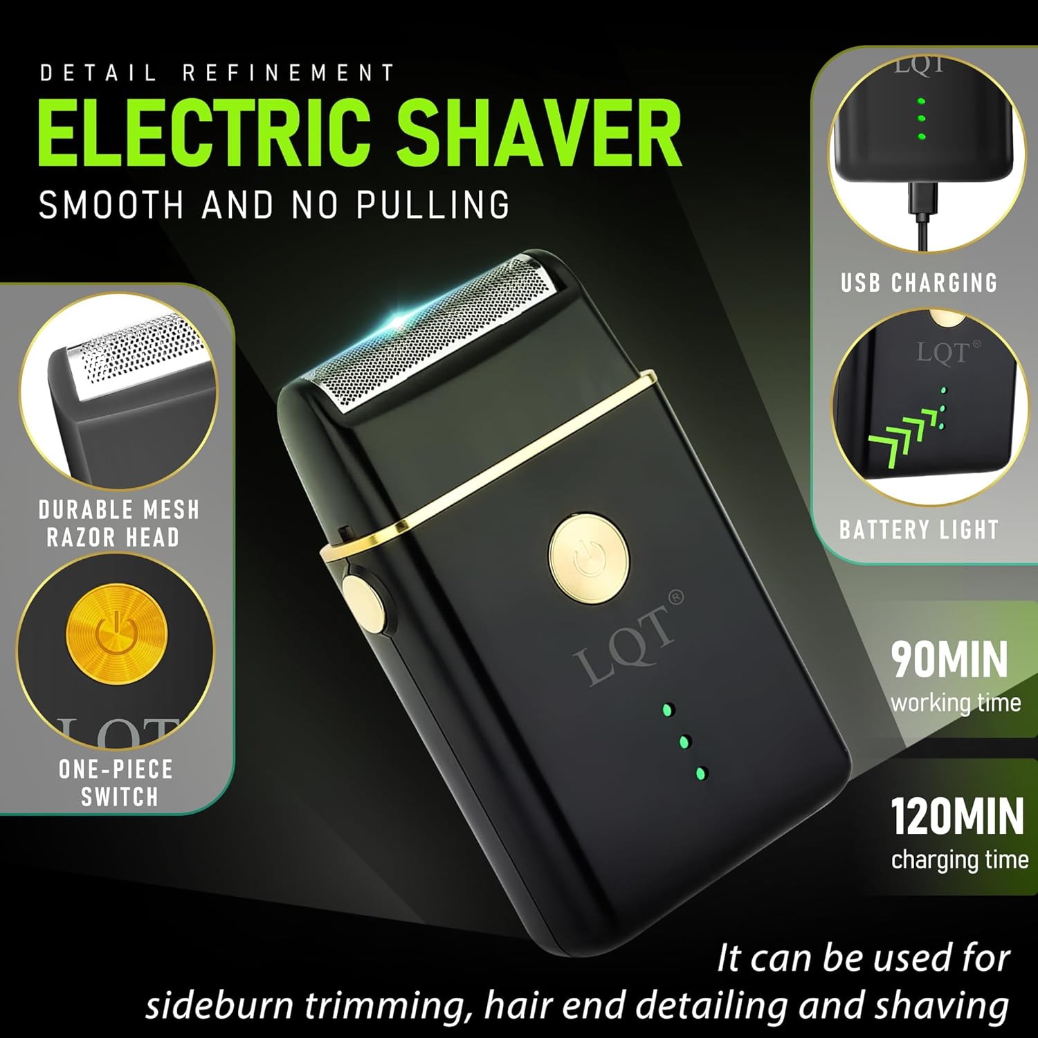 Professional Barber Electric Clippers Set for Men, Cordless Grooming Kit with Beard Trimmer & Shaver,LED Display, Long Battery Life,Transparent Design,Self-Haircut,Home &Travel Use,Gift for Him
