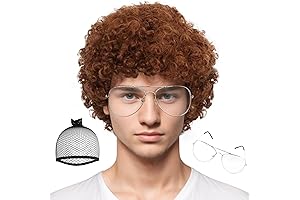 Peluca Marrón Chrismas Cospaly Wig for Custume