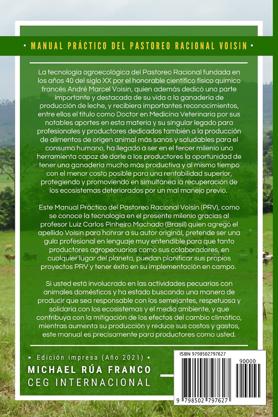 Manual Práctico del Pastoreo Racional Voisin (PRV) (Spanish Edition)      Paperback – June 29, 2021