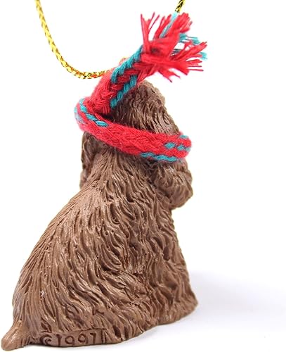 Miniatura 2 de Conversation Concepts Cocker Spaniel Tiny One - Adorno de Navidad en miniatura (marrón)
