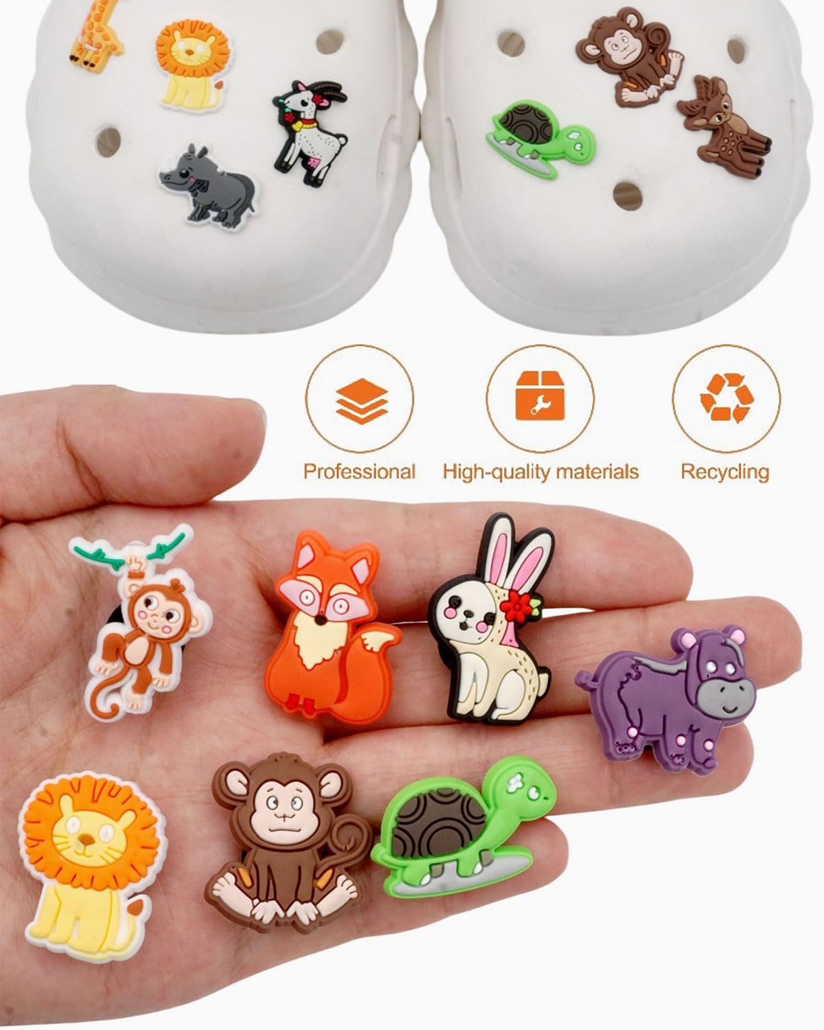 Adornos para Zapatos Crocs Charms 28PCS para Mujeres Niños