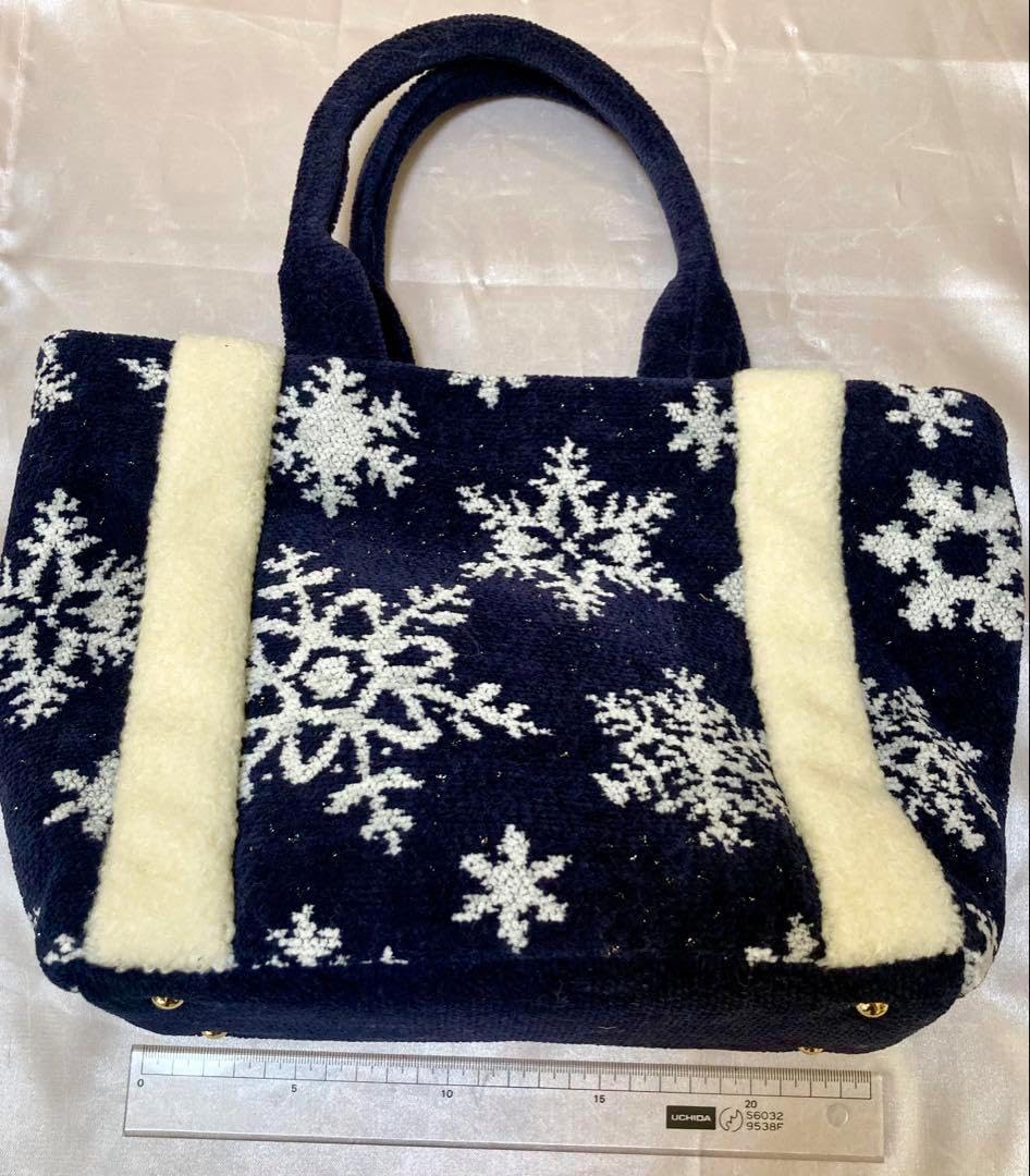 フェイラー 雪の結晶柄 トートバッグ グレー フェイラー バッグ 雪の