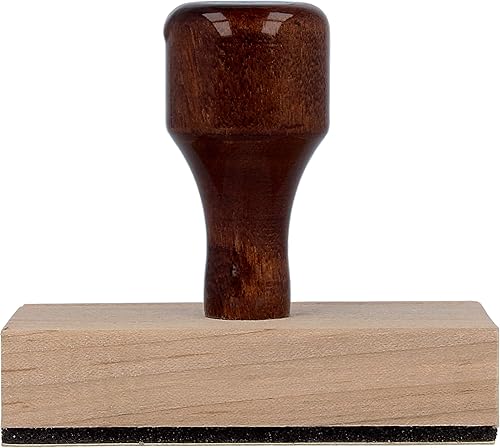 Miniatura 3 de Timbre de fecha de caucho tradicional Extra grande