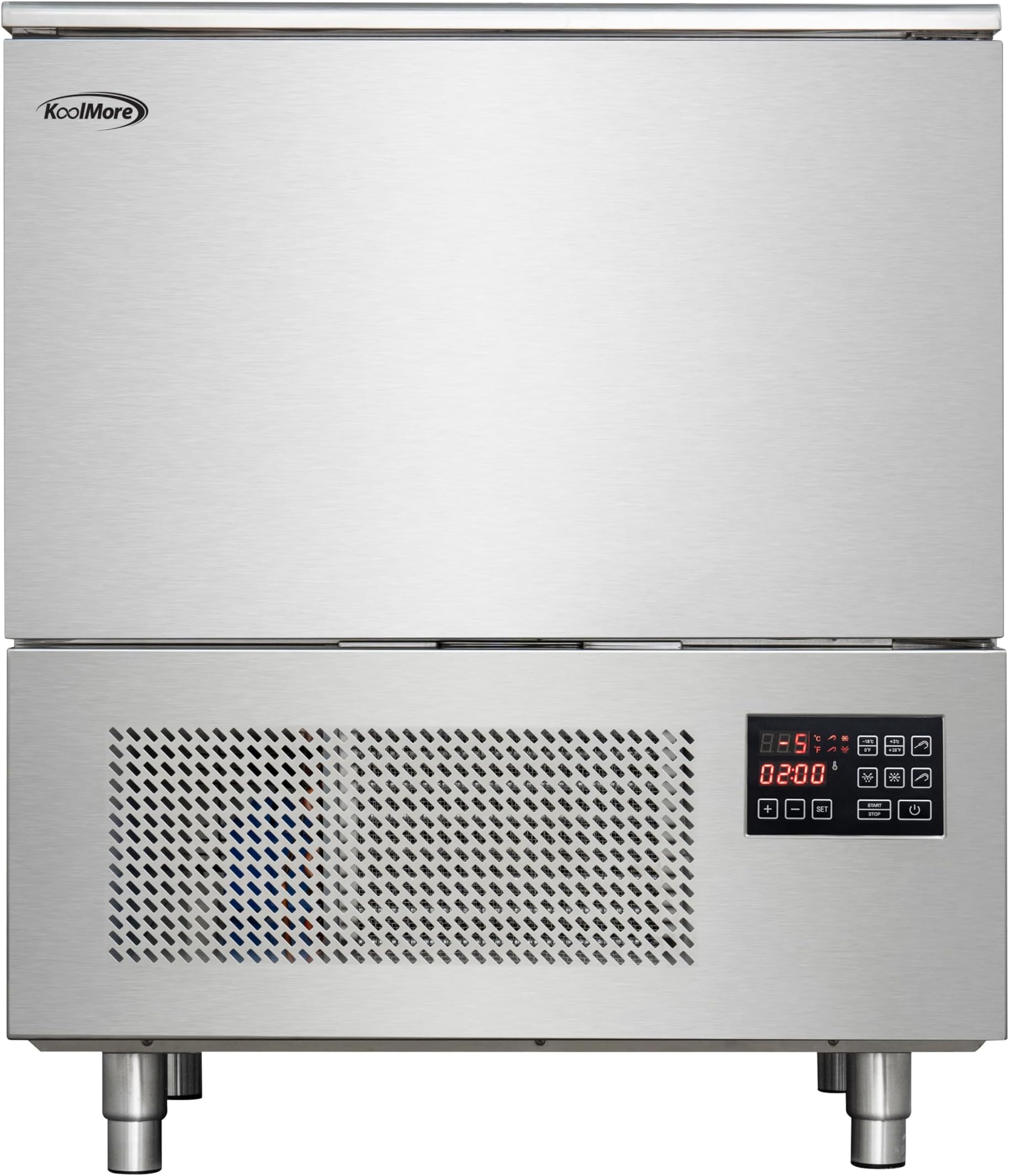 KoolMore 5-Pan Countertop Blast Chiller 30 lbs Rapid Chill / 26.5 lbs Rapid Freeze, ETL Listed in Stainless-Steel (KM-CBLC-5)