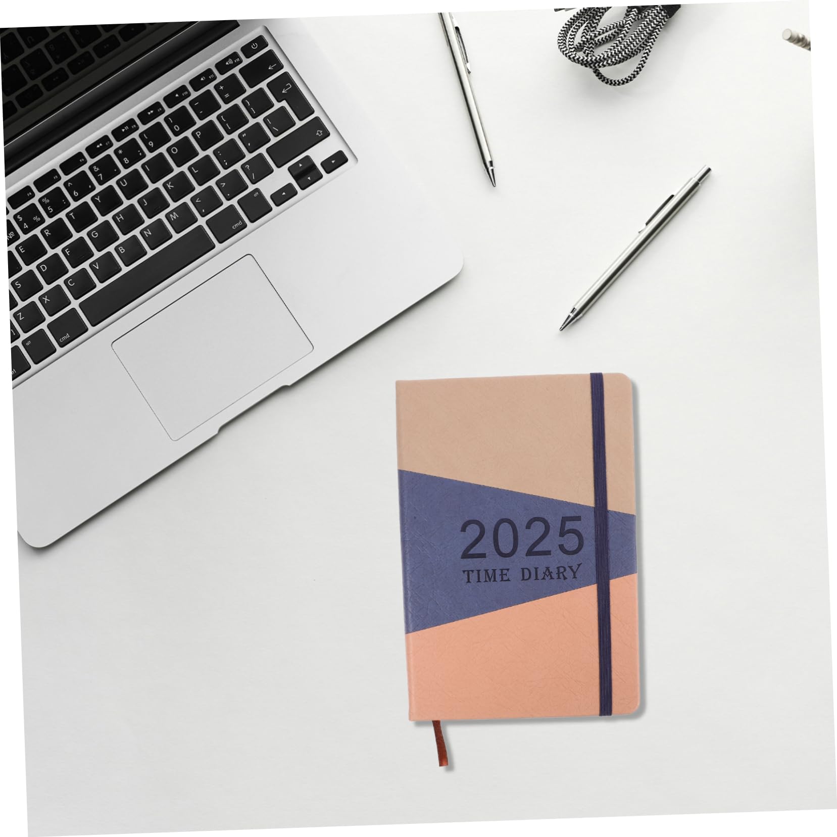 Ładny notatnik, spersonalizowany notatnik, planer biurowy na rok 2025 Planista dla nauczycieli Plan dzienny Notatnik Notatnik planowania Planer tygodniowy Harmonogram biura(Purple)