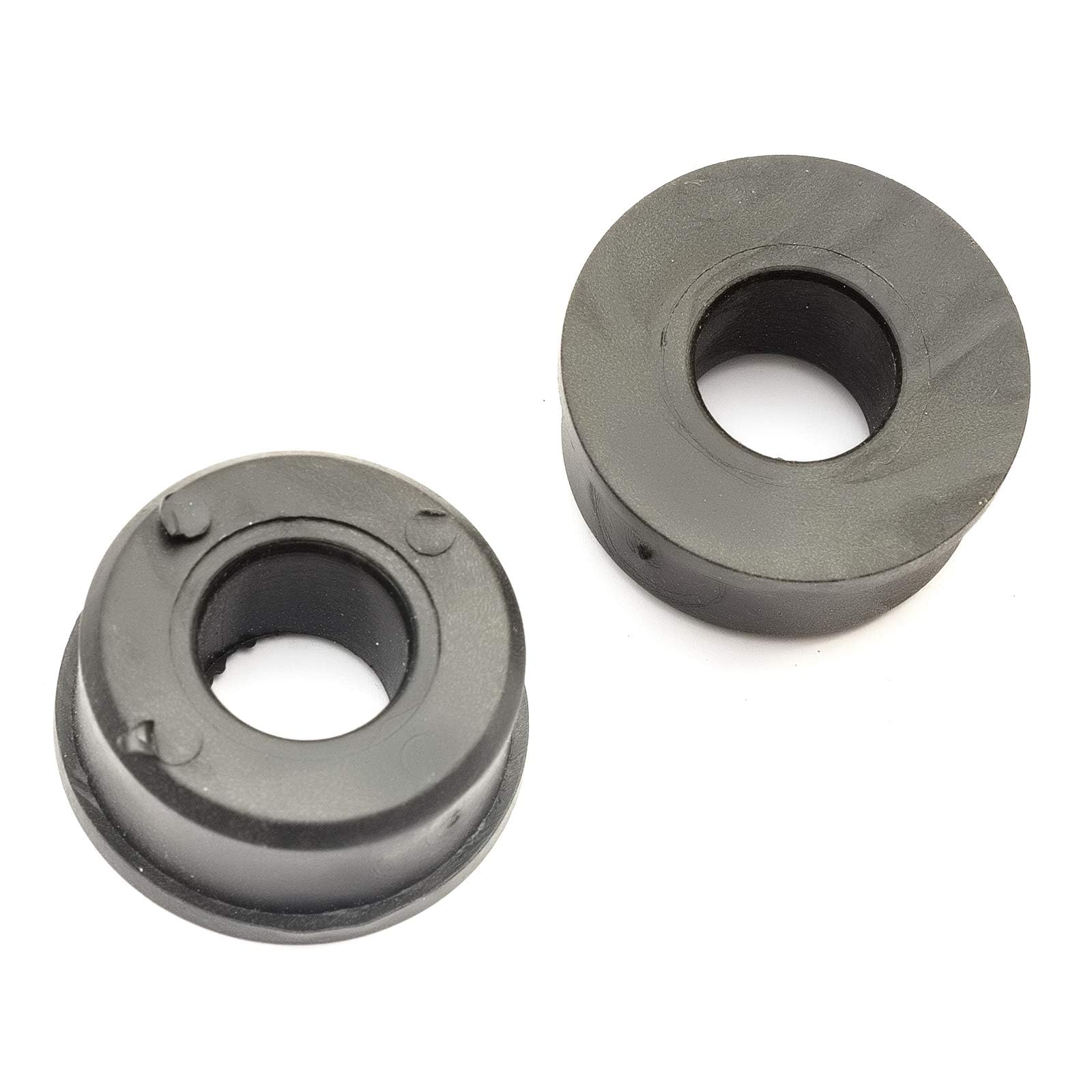 Petrolscooter Black 2X Plastic Reducer Bushes 35Mm To 16Mm Wheel Axle Bore Bush Wheelbarrow Barrow