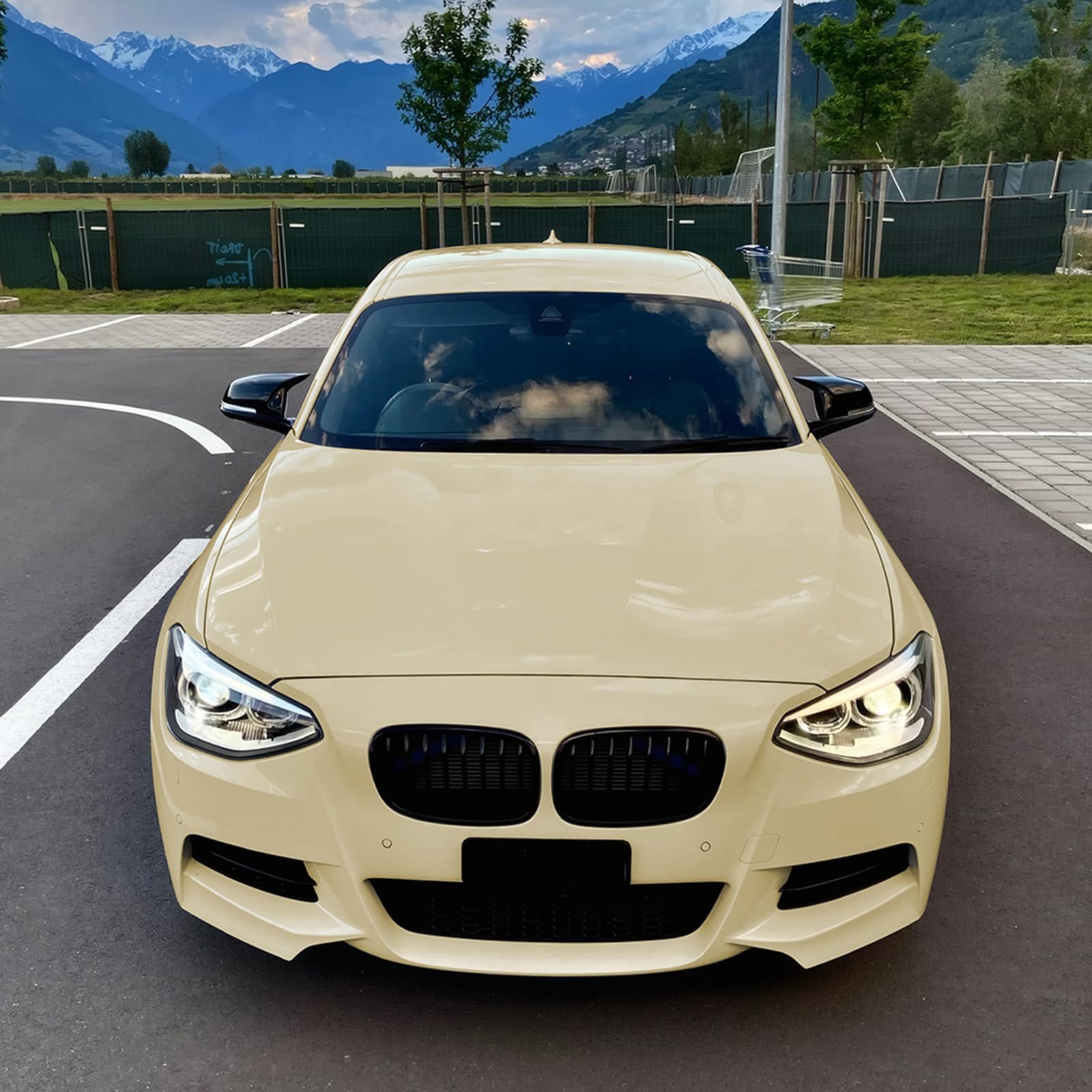 F20 F21 Grille Noire Pour BMW Série 1 F20 F21 114 116 118 120 125 M135 M140 Single Grille 2011 2012 2012 2014 Noir Brillant