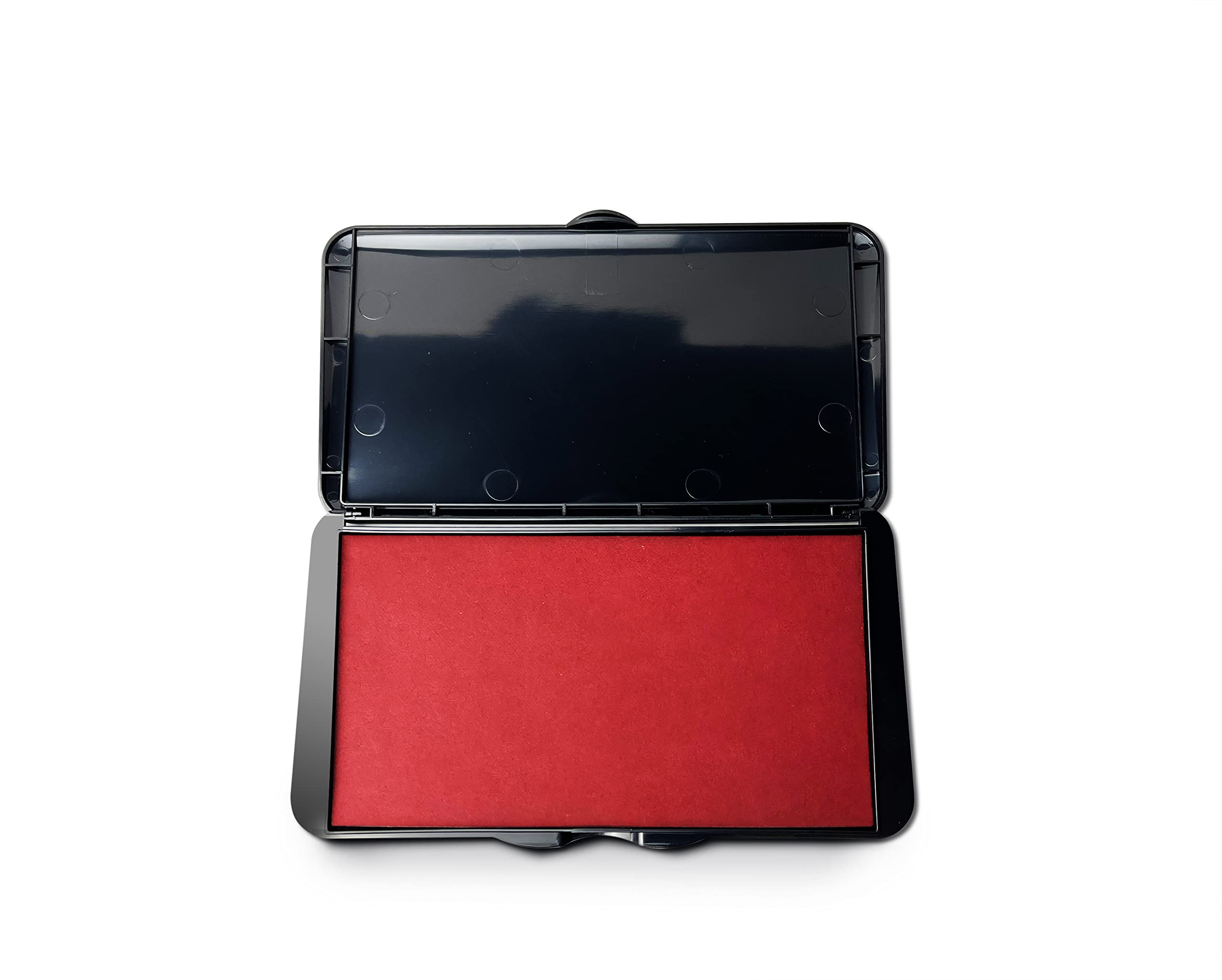 IMARK Almohadilla de sello grande, almohadilla de fieltro de alta calidad, 3.45 x 6.25 pulgadas, ligera (rojo)